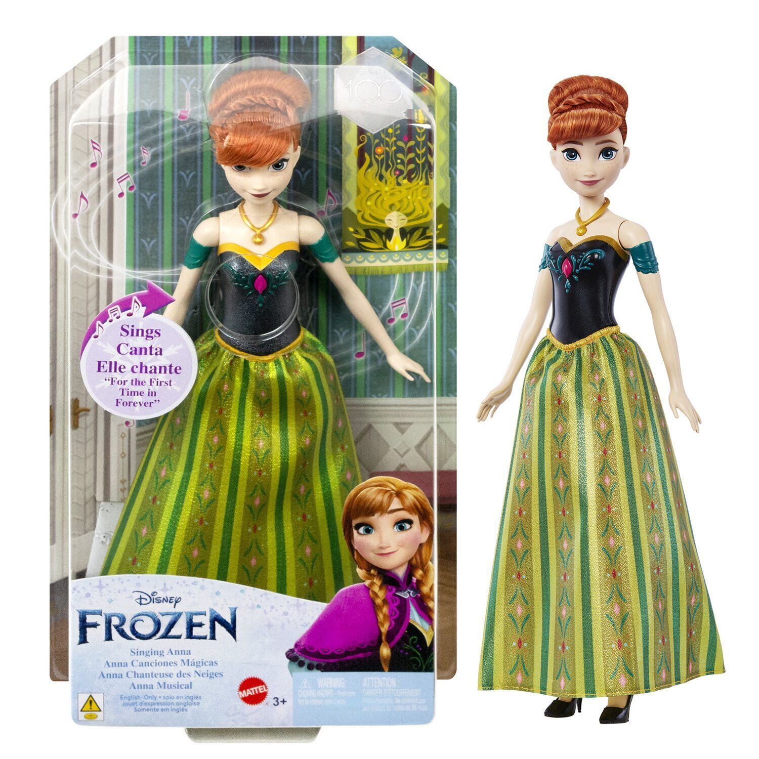 Disney Disney Frozen Singing Doll Assortment Anna 19x7x32cm