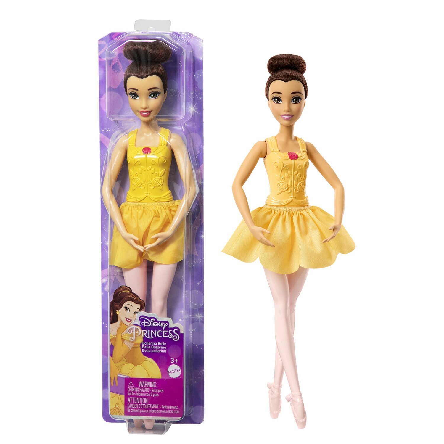 Disney 迪士尼 迪士尼公主-芭蕾舞娃娃 Belle 9x4x32cm