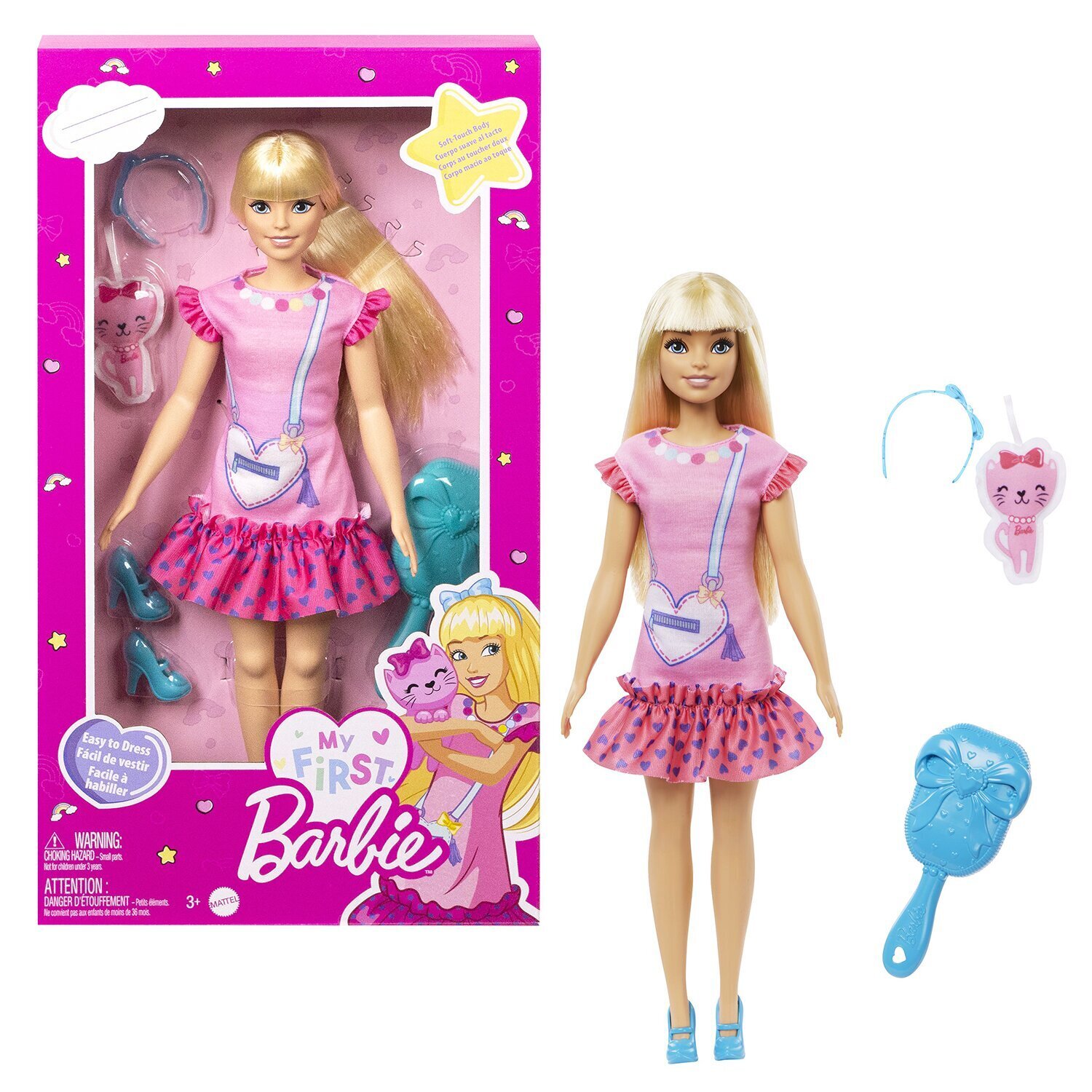 Barbie My First Barbie™ Core Doll Assortment “Malibu” Doll 22x7x39cm