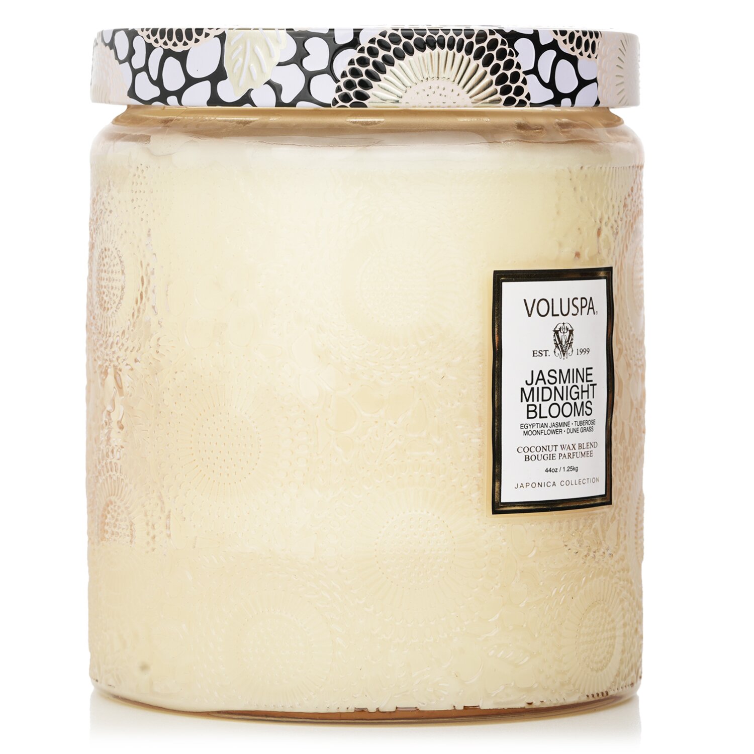 Voluspa Luxe Jar Candle - Jasmine Midnight Blooms 44oz/1.25kg