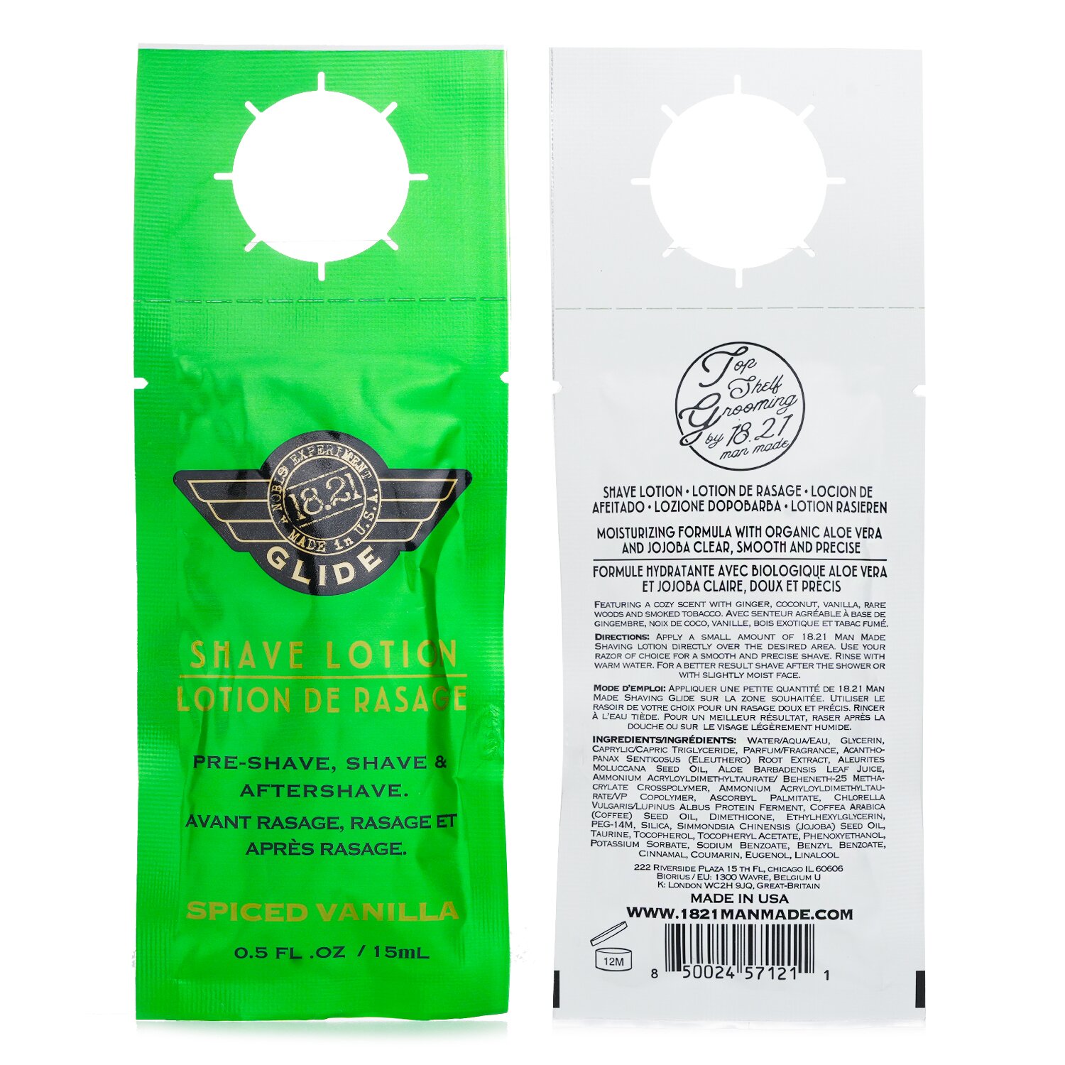 18.21 Man Made 18.21 Man Made Glide Shave Lotion 15ml/0.5oz
