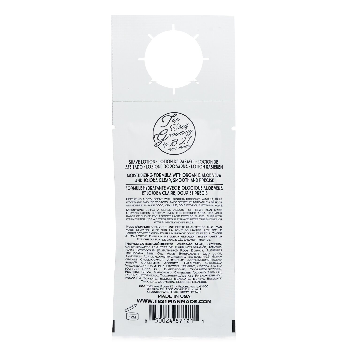 18.21 Man Made 18.21 Man Made Glide Shave Lotion 15ml/0.5oz