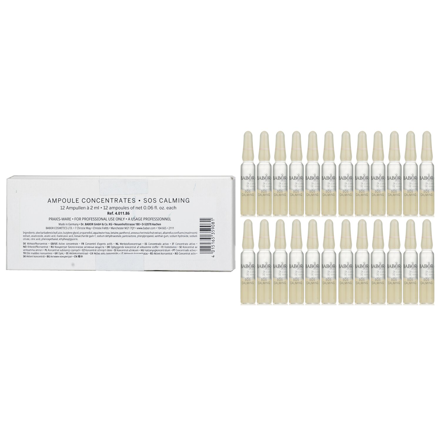 Babor CP Ampoule Concentrates SOS Calming 24x2ml/0.06oz
