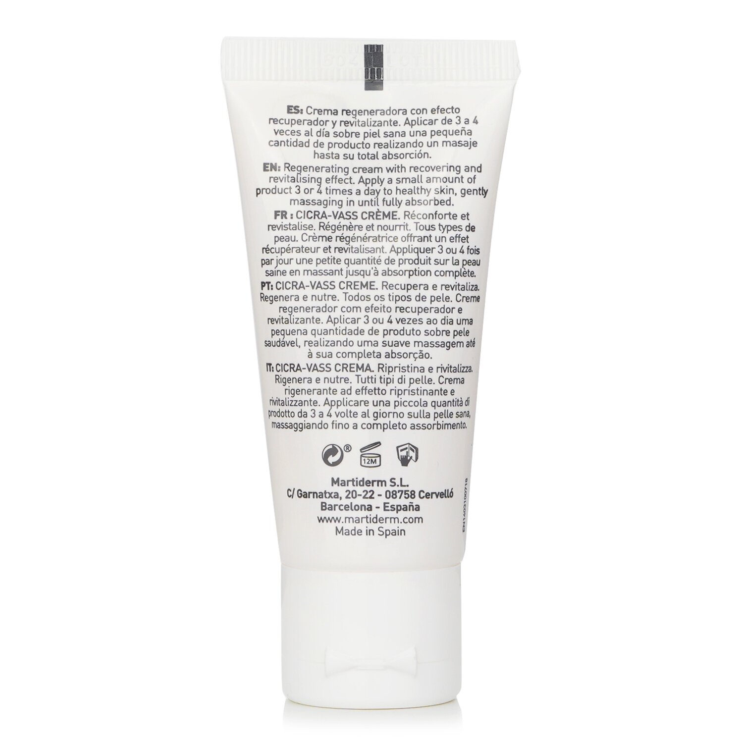 Martiderm Skin Repair Cicra-vass Cream 30ml/1oz