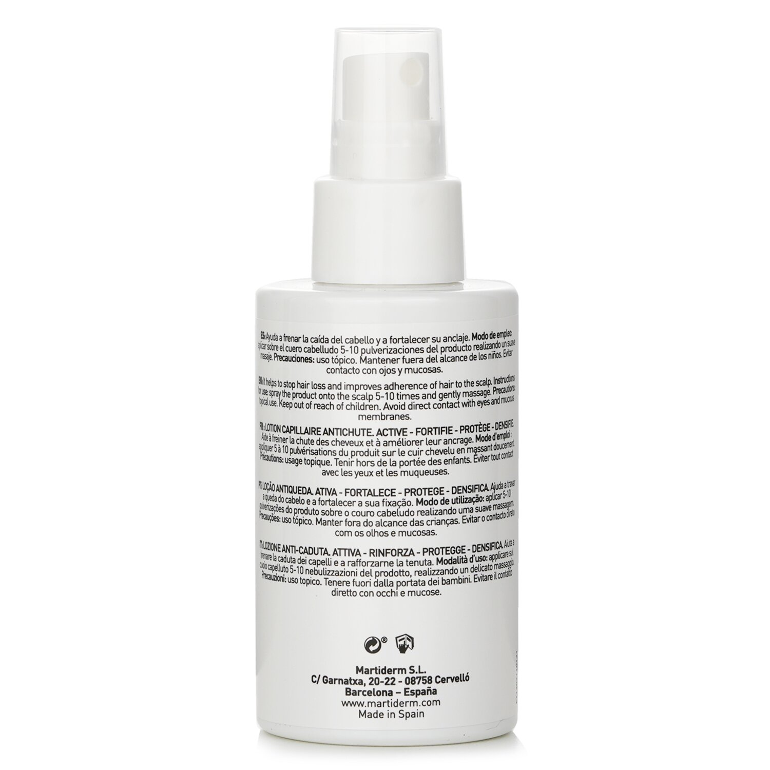 Martiderm Hair System Anti-Hair Loss Lotion Spray 100ml/3.38oz