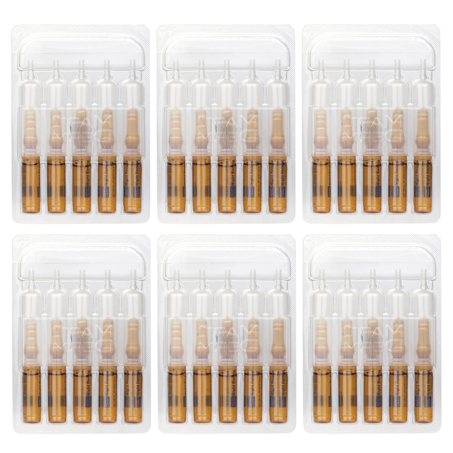 Martiderm Platinum Night Renew Ampoules (For All Skin) 30 Ampoules x2m