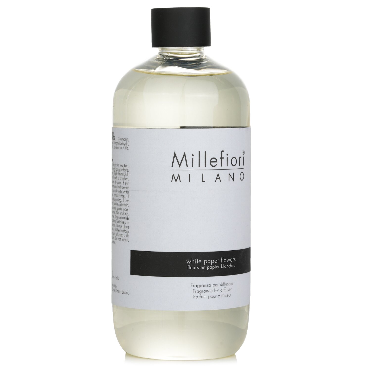 Millefiori Natural Fragrance Diffuser Refill - White Paper Flowers 500ml/16.9oz