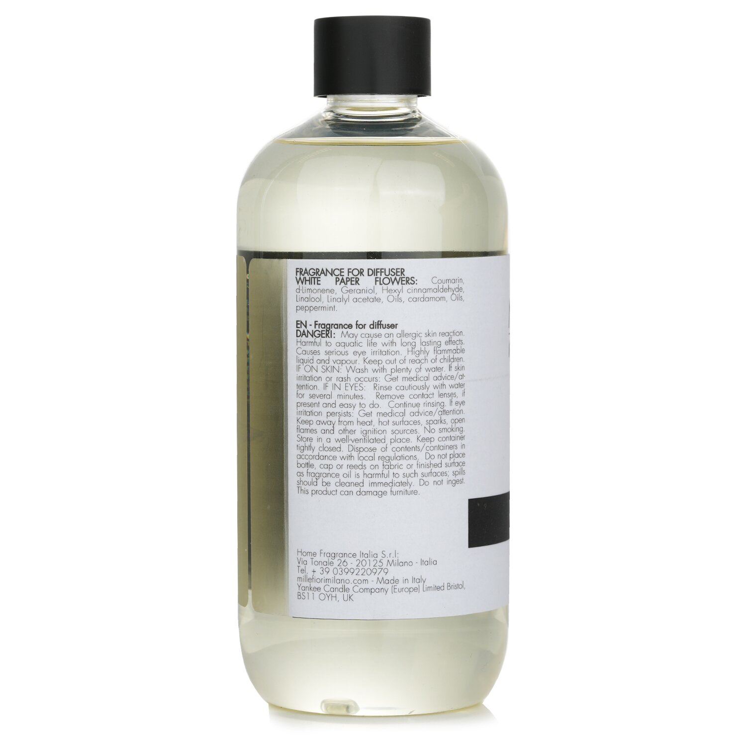 Millefiori Natural Fragrance Diffuser Refill - White Paper Flowers 500ml/16.9oz