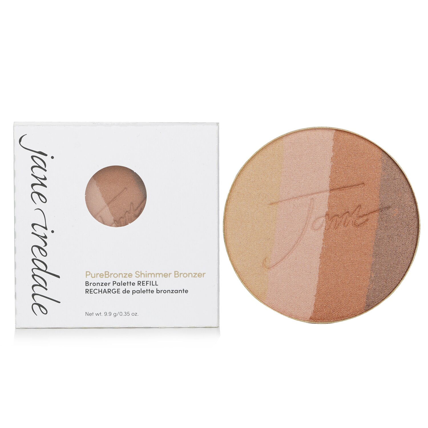 Jane Iredale PureBronze Shimmer Bronzer Palette Refill 9.9g/0.35oz