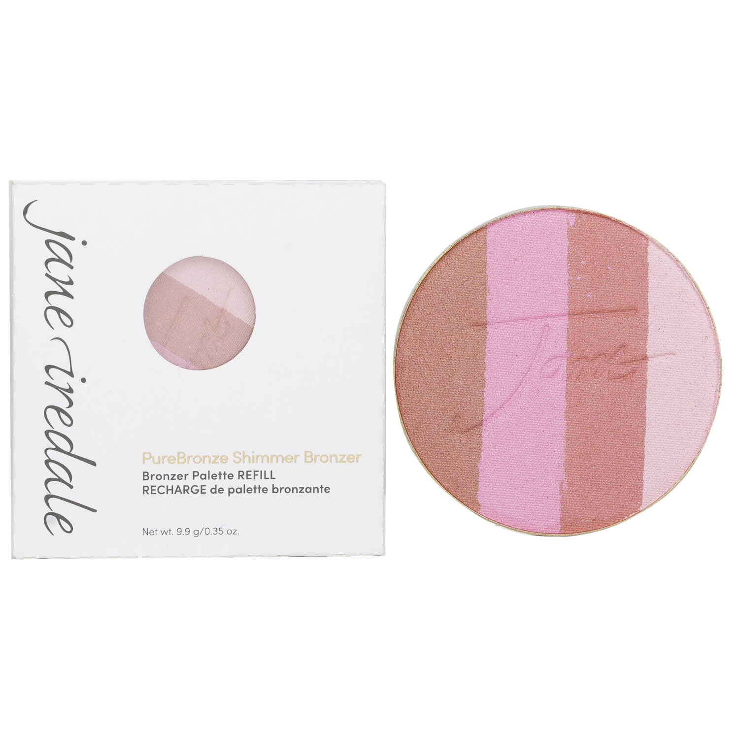 Jane Iredale PureBronze Shimmer Bronzer Palette Refill 9.9g/0.35oz