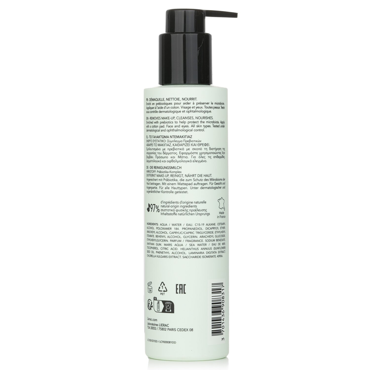 Lierac The Cleansing Milk 200ml/6.76oz