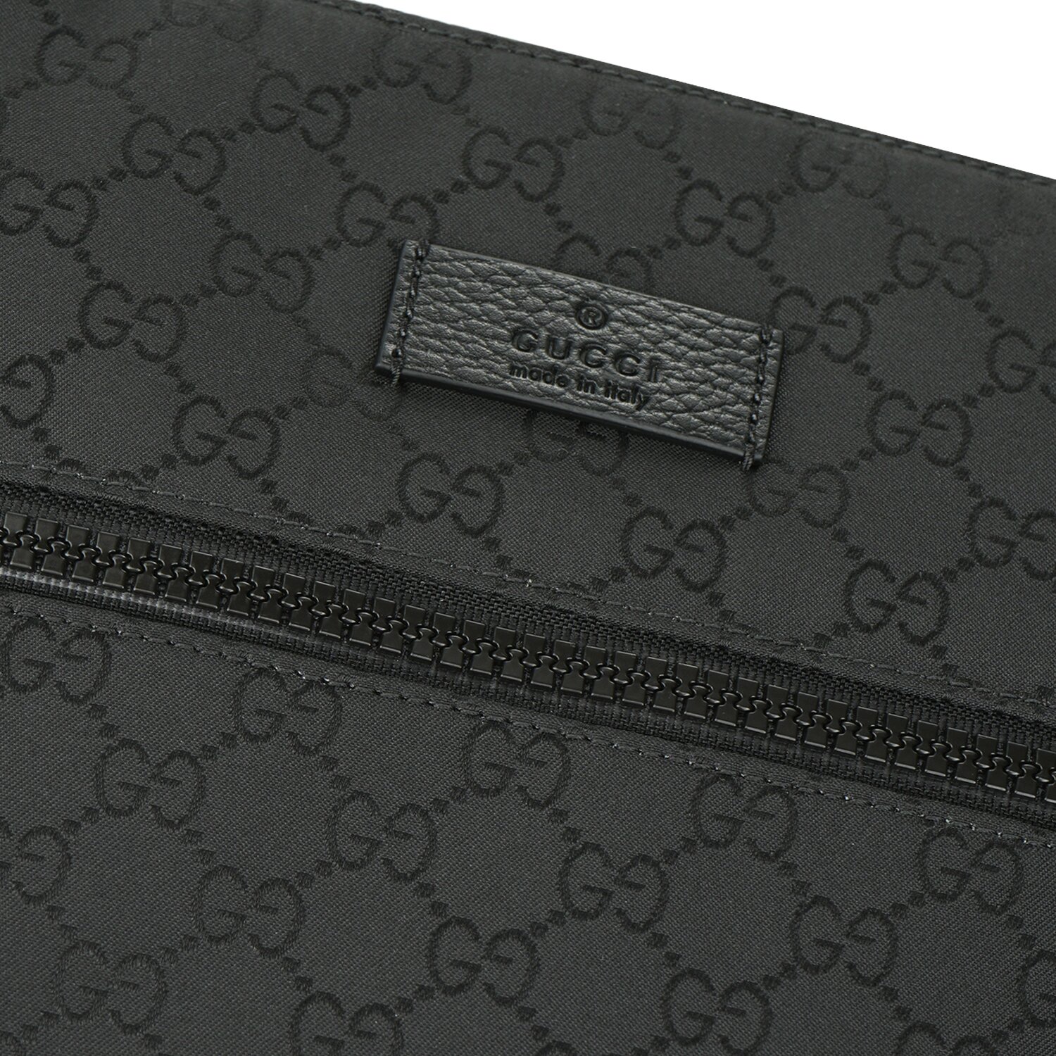 Gucci Double zip small messenger 449185 Black