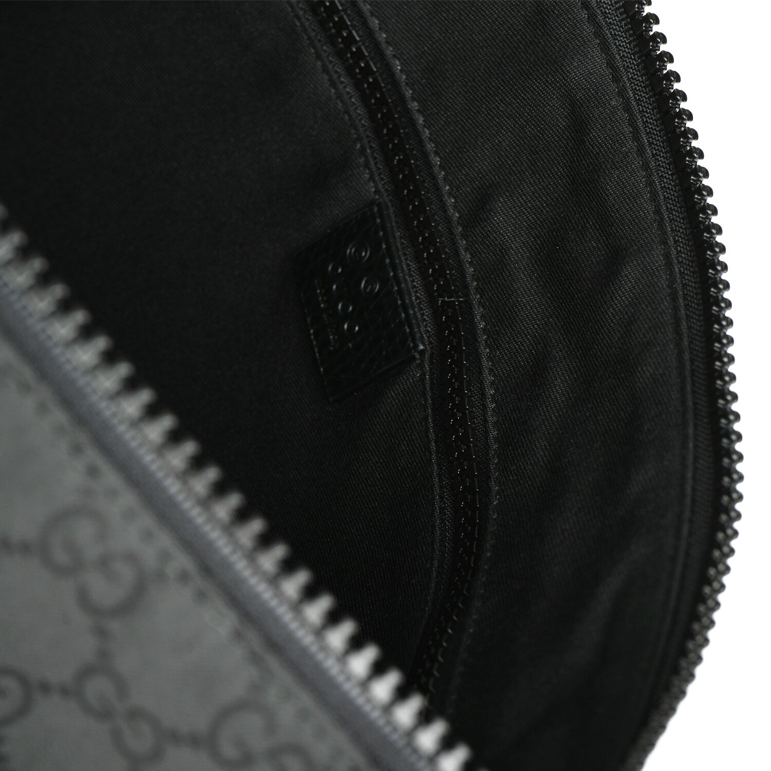 Gucci Double zip small messenger 449185 Black
