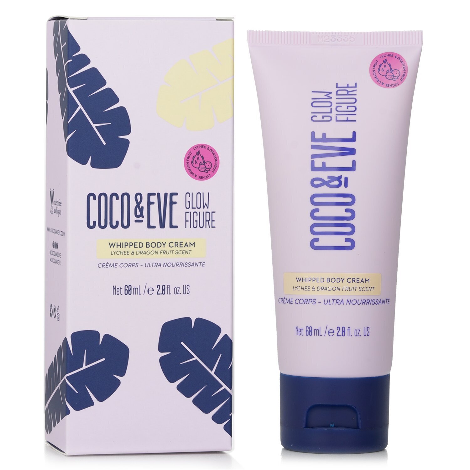 Coco & Eve Glow Figure Whipped Body Cream 60ml/2oz