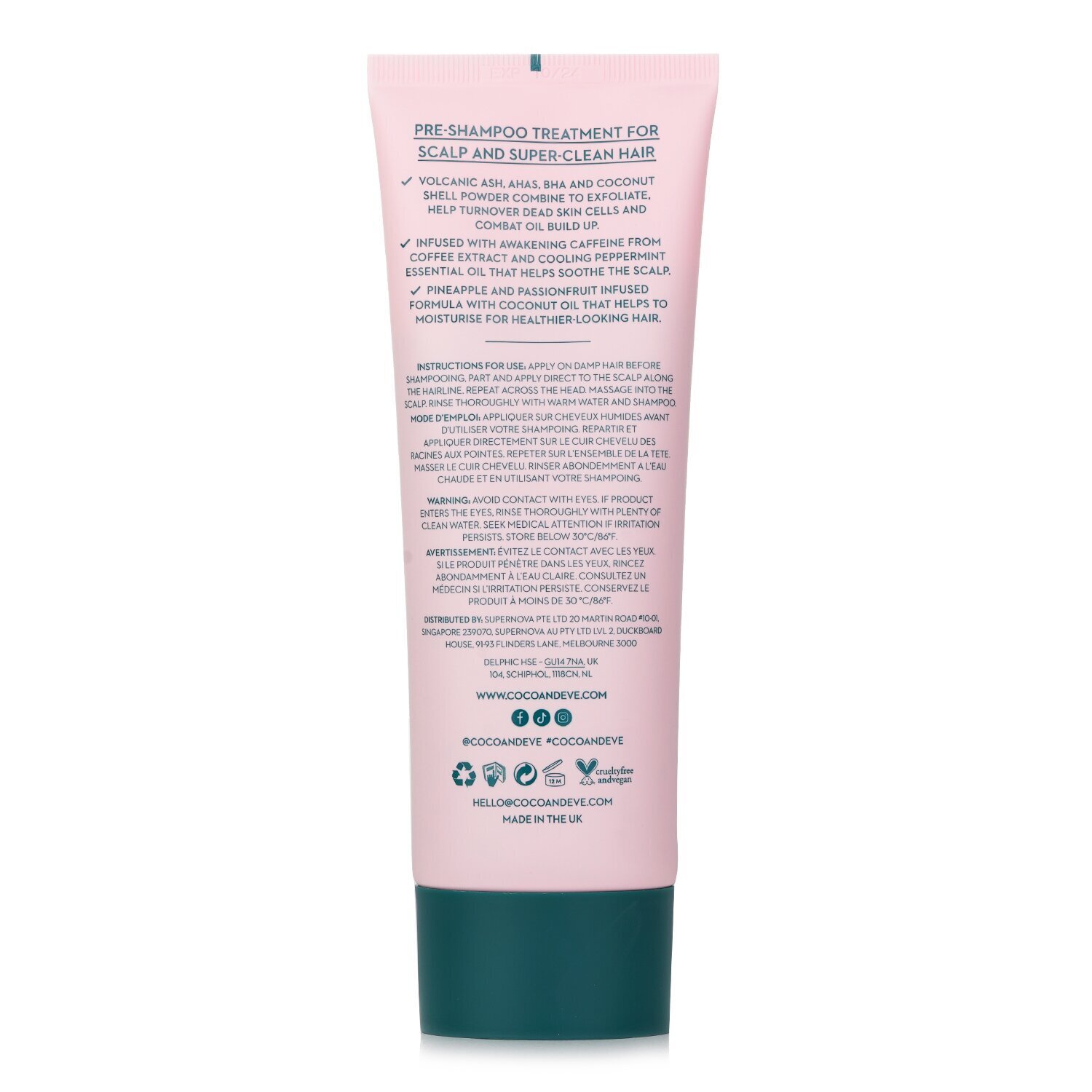 Coco & Eve Deep Clean Scalp Scrub 150ml/5.1oz