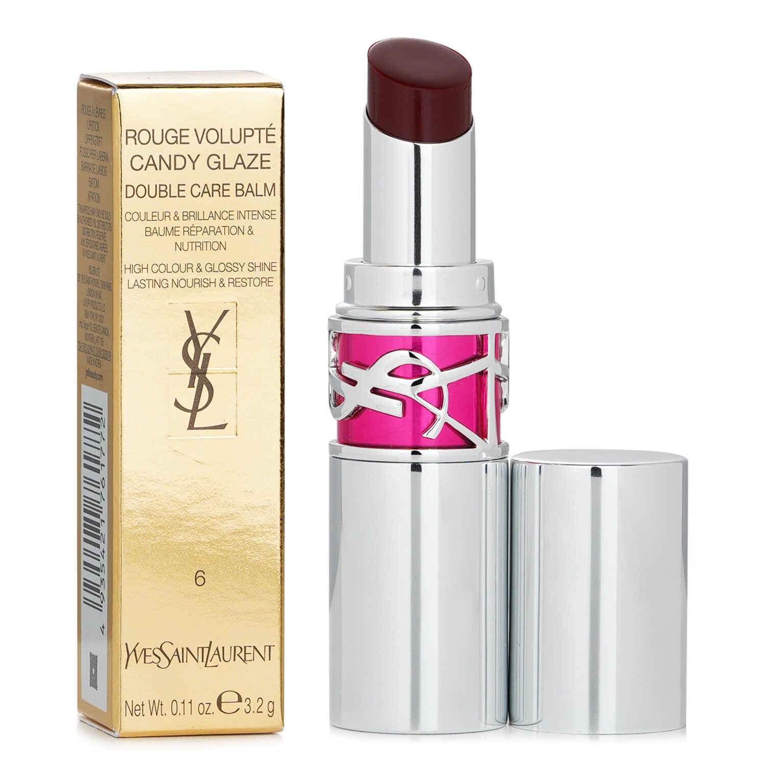 Yves Saint Laurent Rouge Volupte Candy Glaze Double Care Balm 3.2g/0.11oz