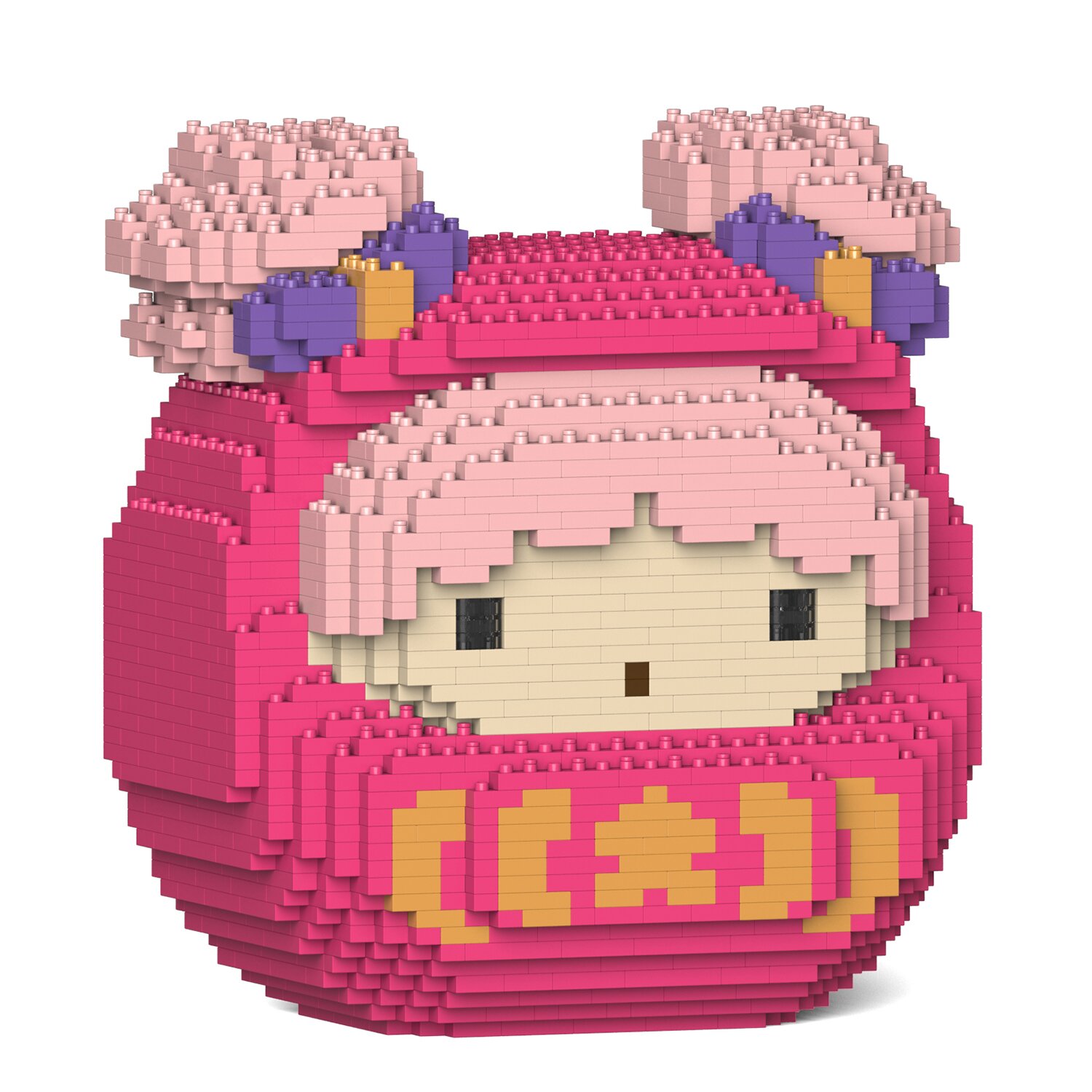 Jekca Little Twin Stars Daruma 01S Building Bricks Set 21x16x22cm