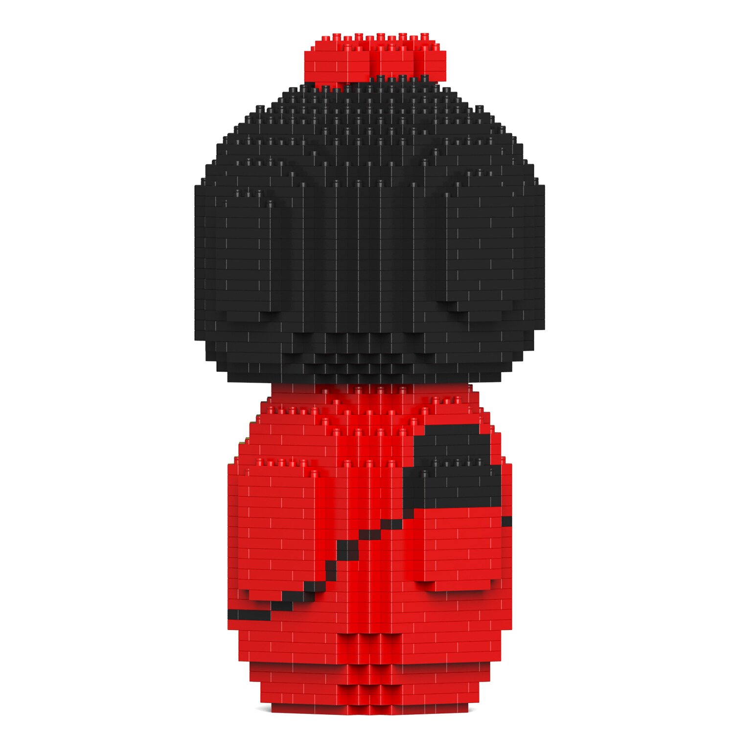 Jekca Kokeshi Doll 01S-M01 Building Bricks Set 14x13x27cm