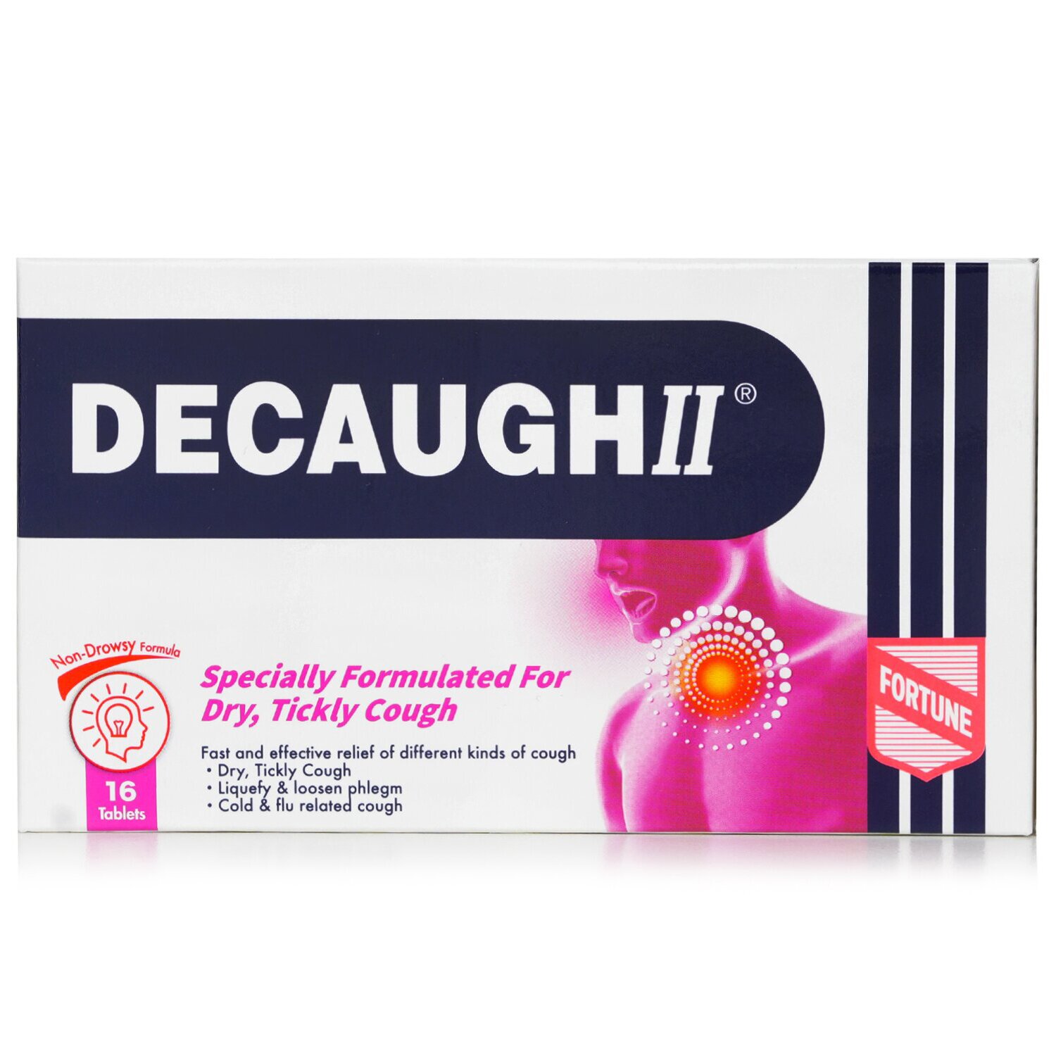 Fortune Pharmacal Fortune - DECAUGH II TABLETS 16'S [HK Label Authentic Product] 16's