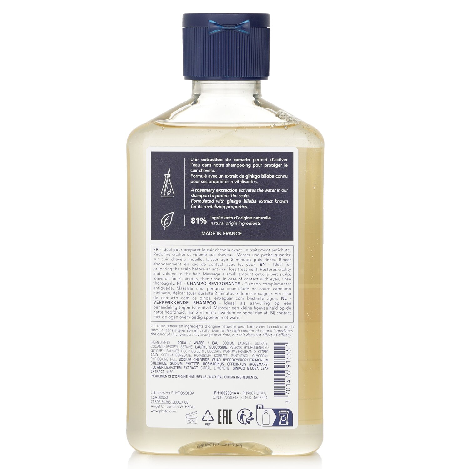 Phytocyane shampoo discount