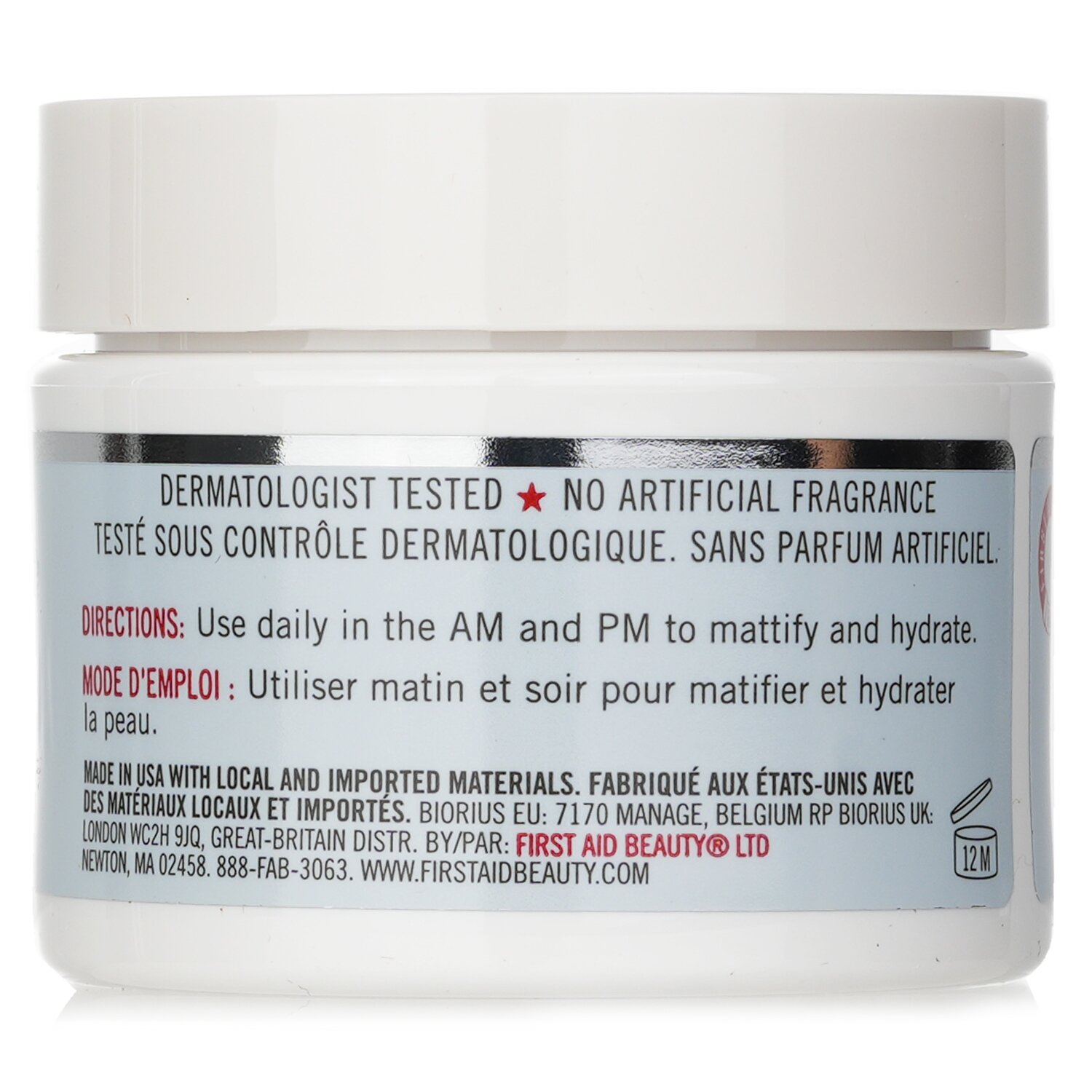 First Aid Beauty Ultra Repair Oil-Control Moisturizer (For Sensitive Skin) 50ml/1.7oz