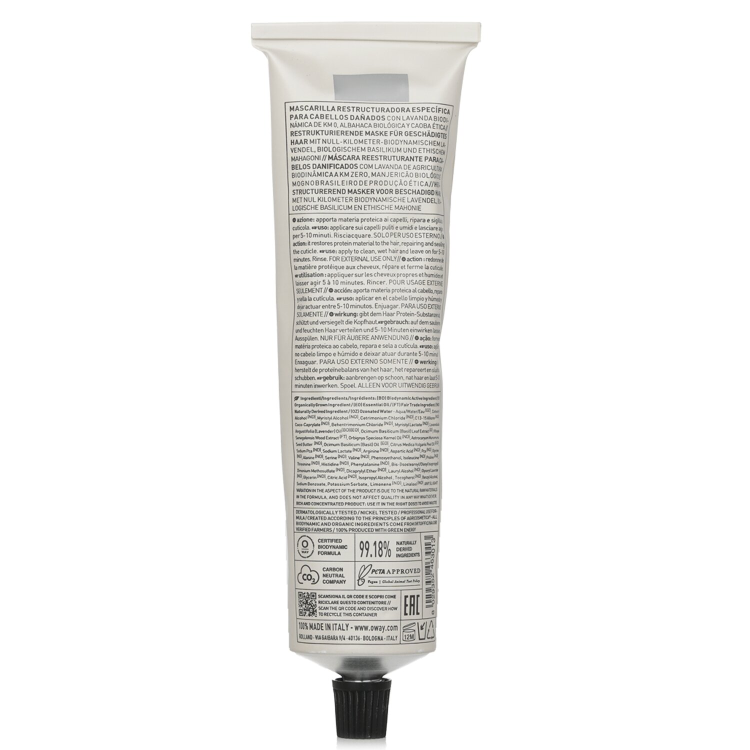Oway Rebuilding Hair Mask 150ml/5.1oz