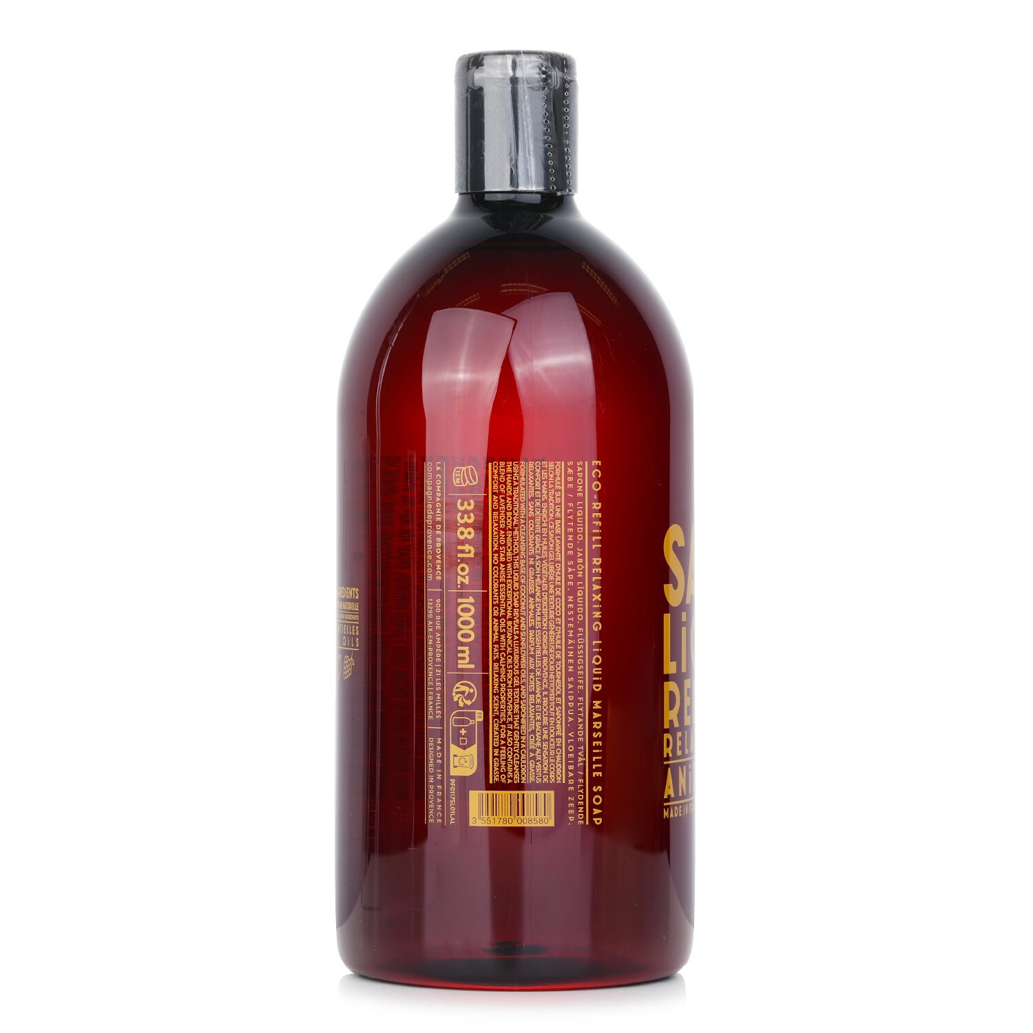 Compagnie de Provence Relaxing Liquid Marseille Soap Anise Lavender Refill 1000ml/33.8oz