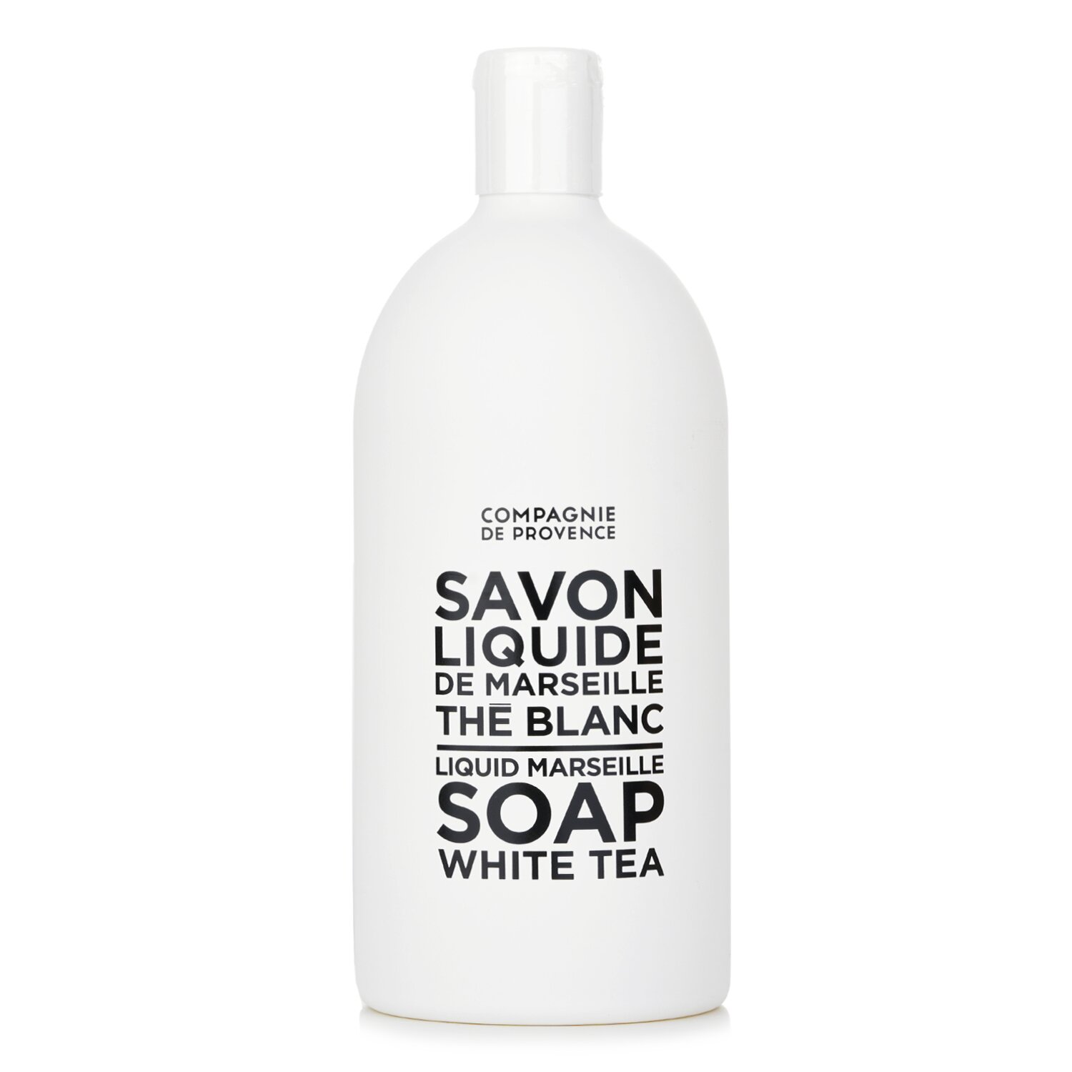 꽁빠니 드 프로방스 Compagnie de Provence 액체 마르세유 비누 화이트 티 리필 1000ml/33.8oz
