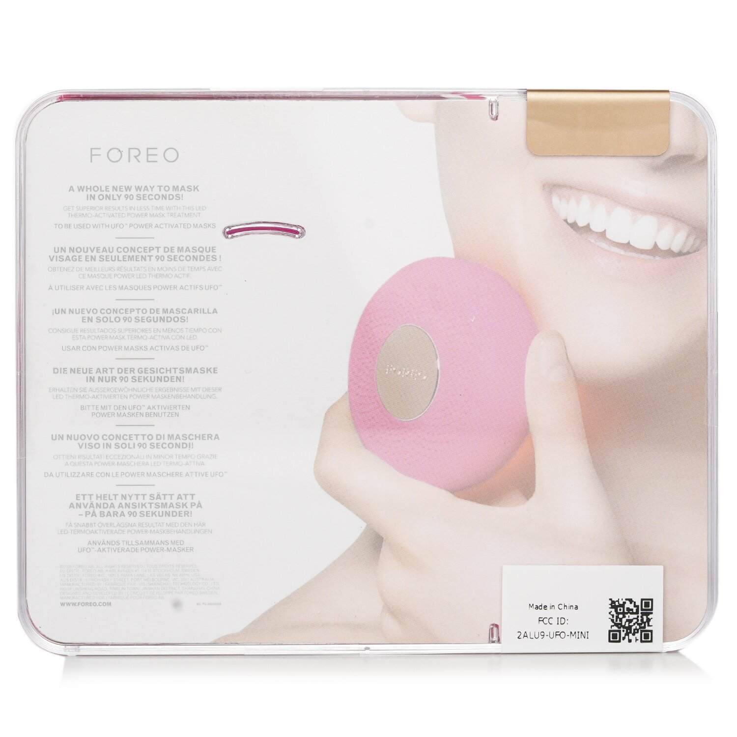FOREO UFO Mini 2 Smart Mask Treatment Device, Fuchsia 1pcs