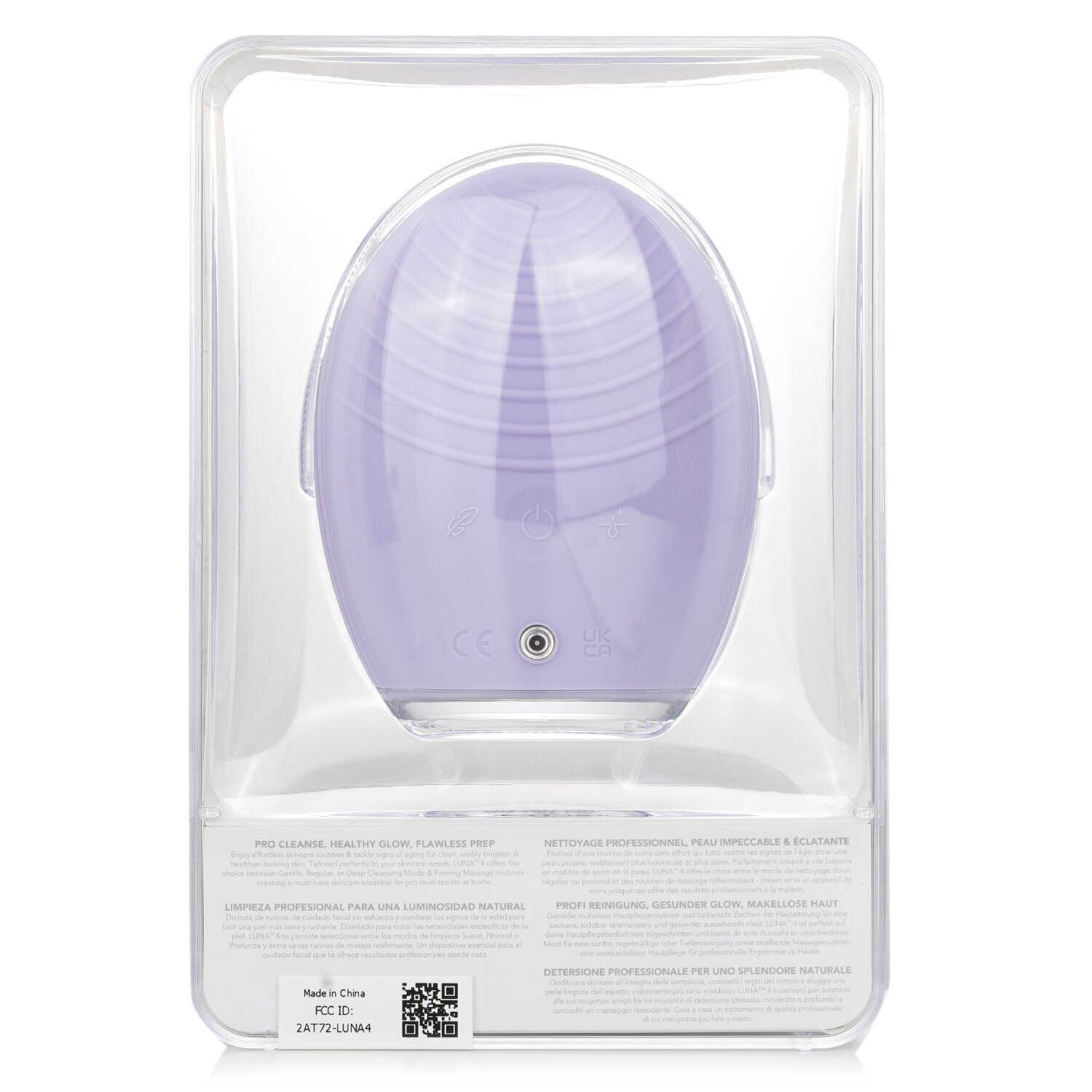 FOREO Luna 4 2-In-1 Smart Facial Cleansing & Firming Device (Sensitive Skin) 1pcs