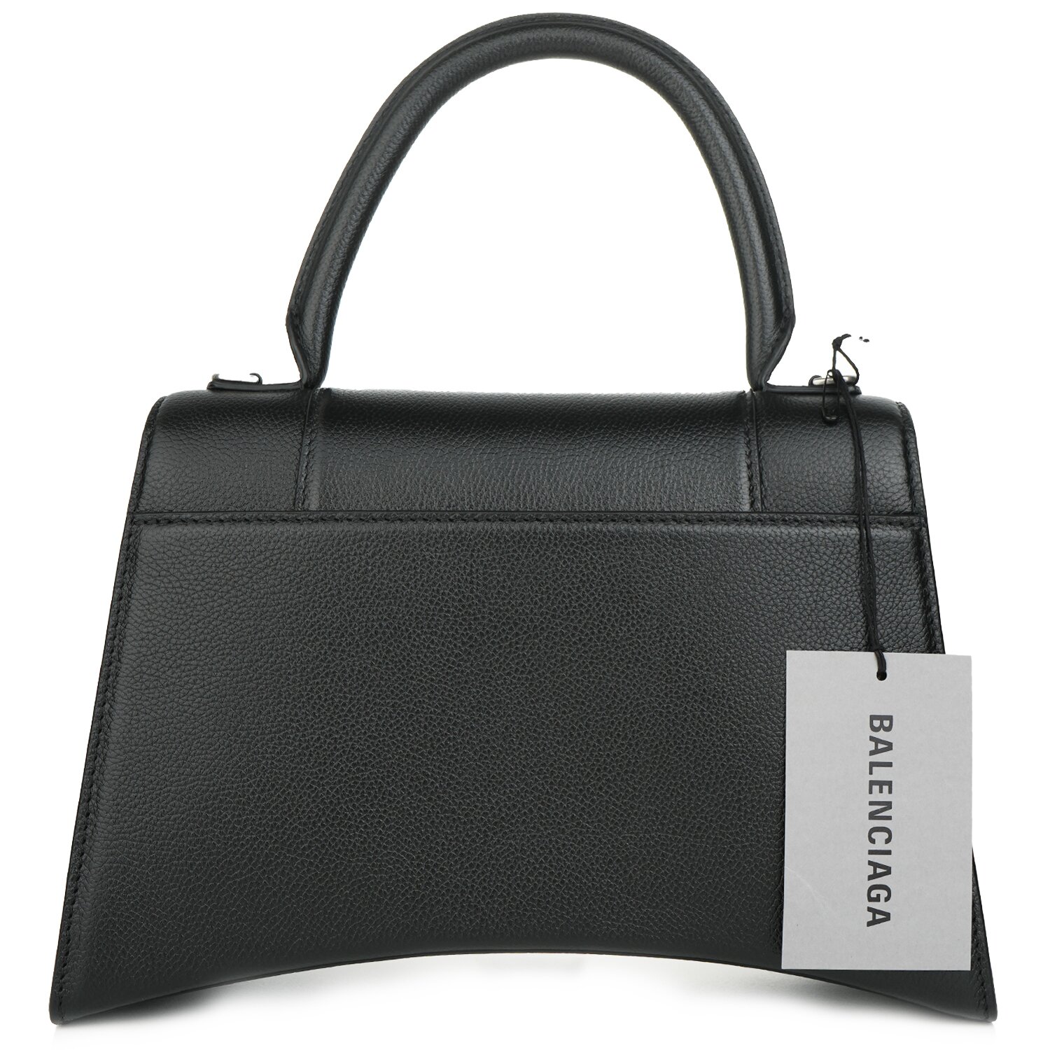 Balenciaga Hourglass Top Handle Bag Black