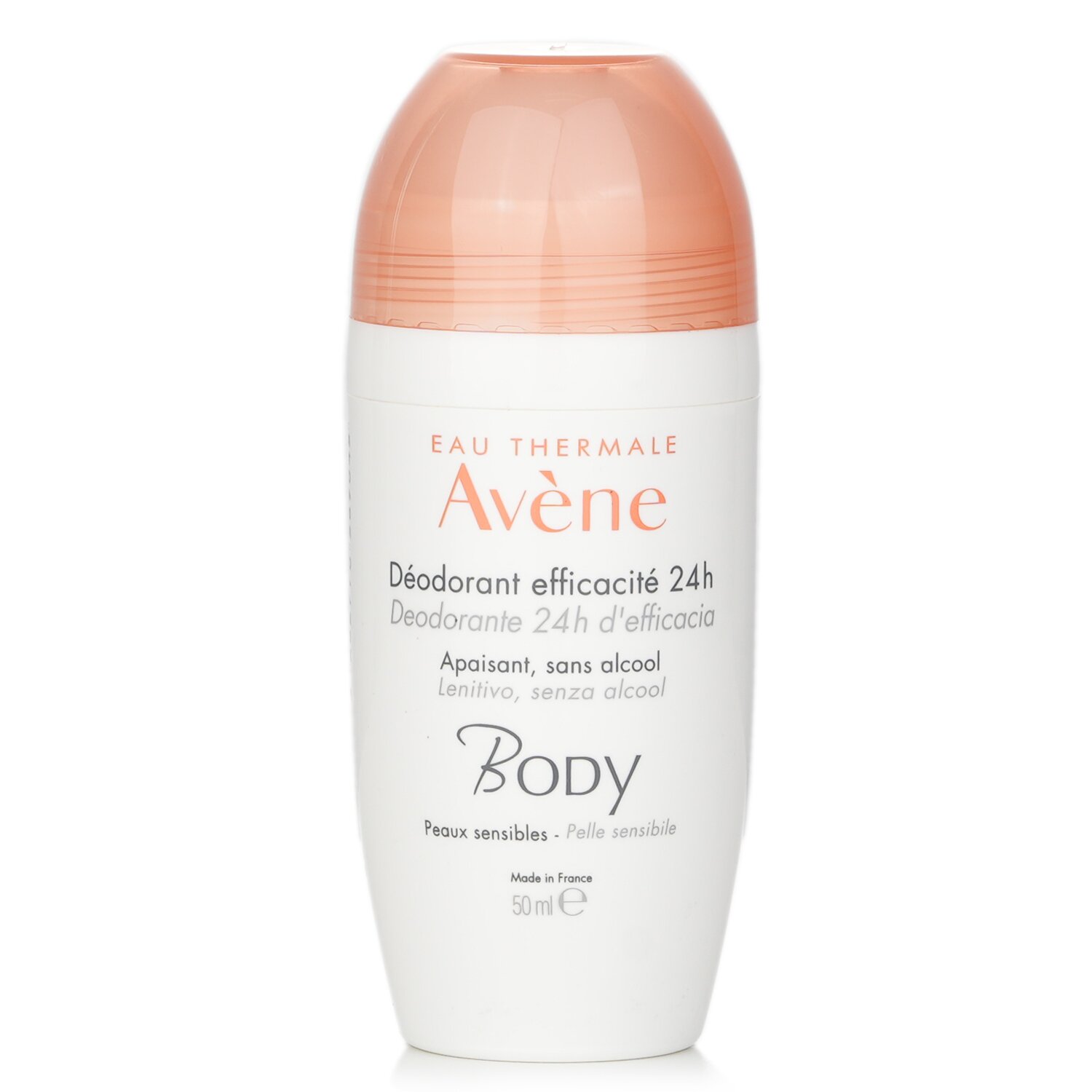 Avene Body Deodorant Efficacite 24H Roll-On 50ml