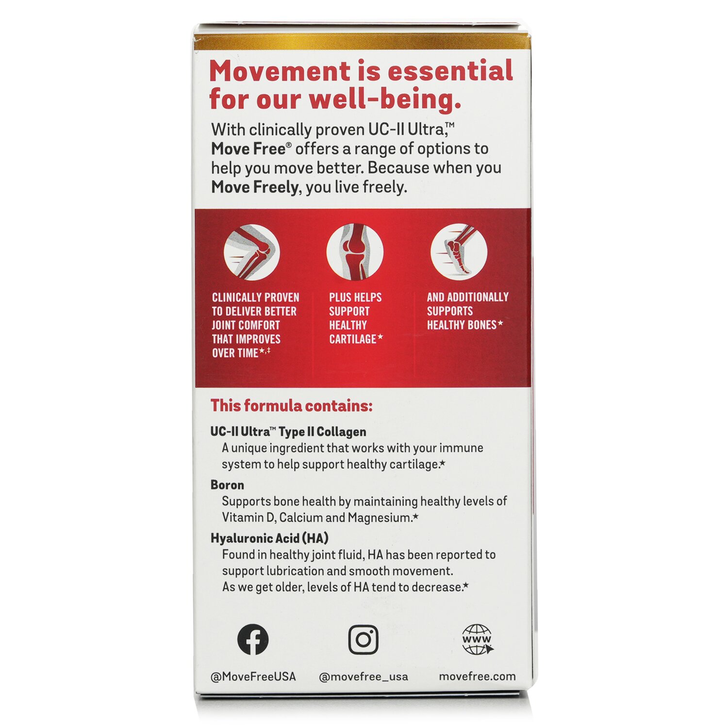 Schiff Schiff Move Free Ultra Triple Action Joint Health - 75 Tablets 75pcs/box