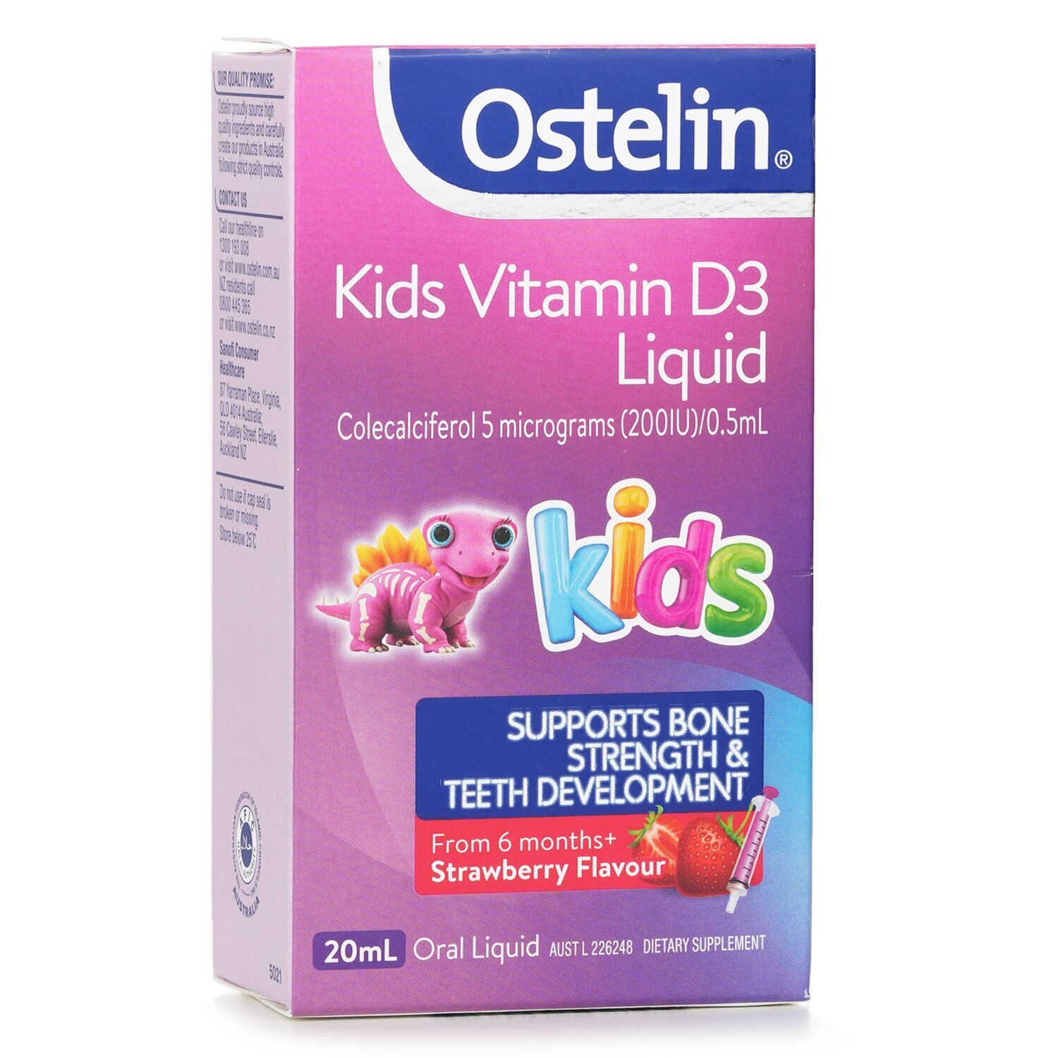 Ostelin Ostelin Kids Vitamin D3 Liquid - 20ml 20ml