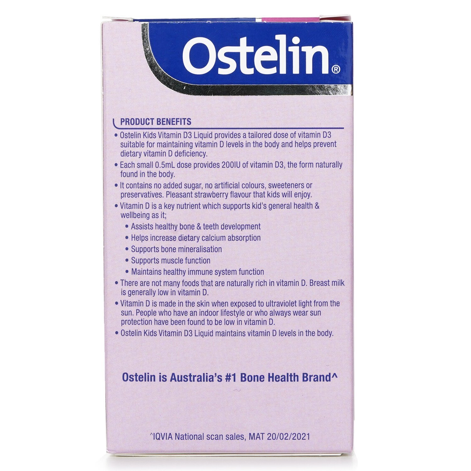 Ostelin Ostelin Kids Vitamin D3 Liquid - 20ml 20ml