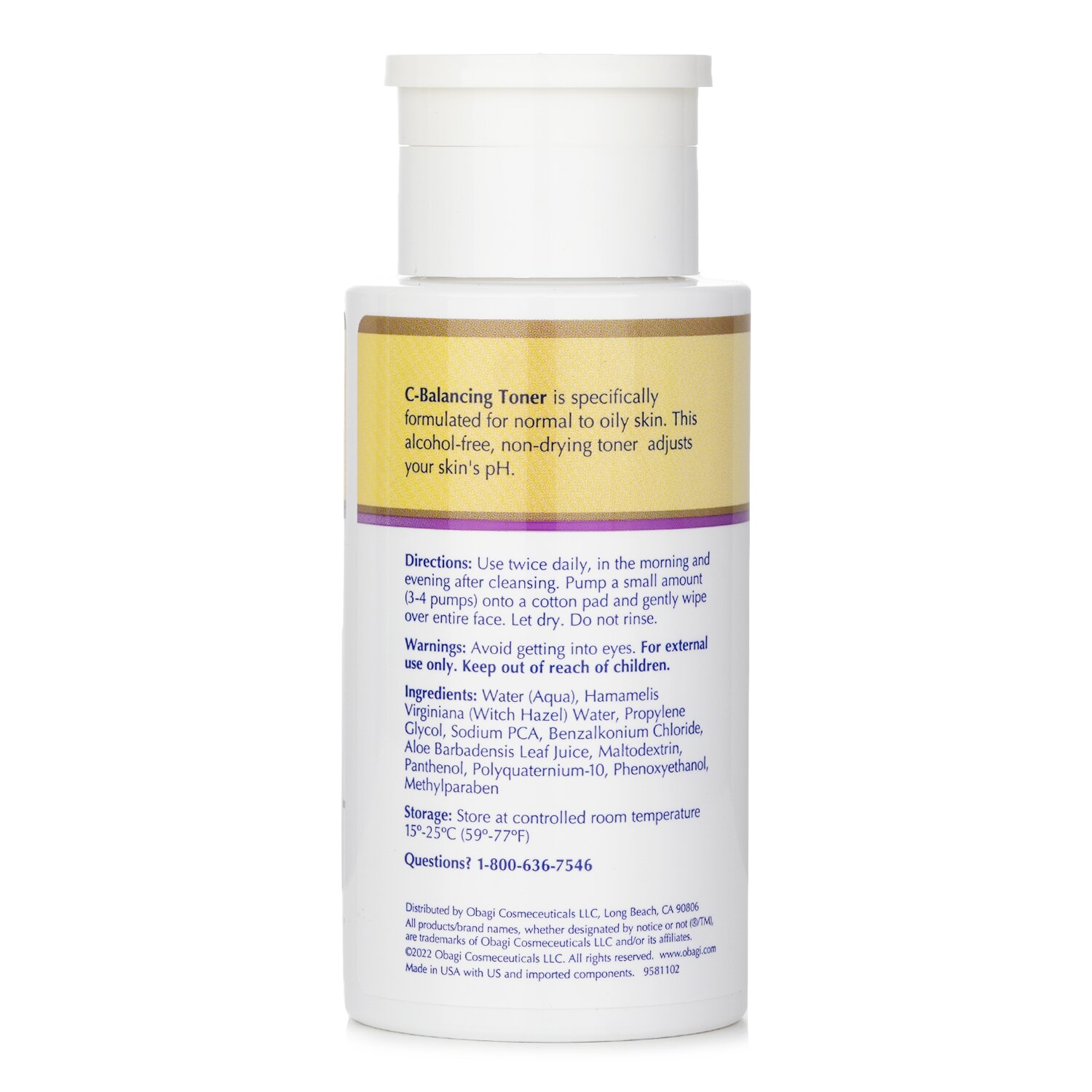 オバジ Obagi C-Balancing Toner 198ml/6.7oz