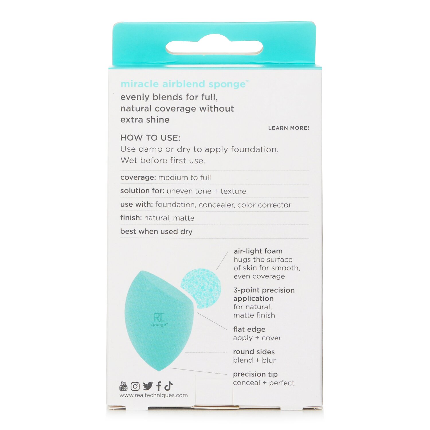 Real Techniques Miracle Airblend Sponge Picture Color