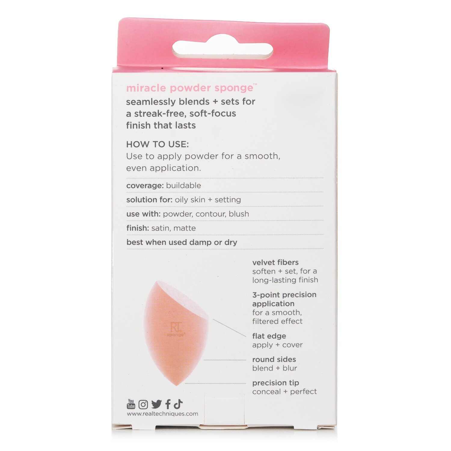 Real Techniques Miracle Powder 化妝蛋 pcs
