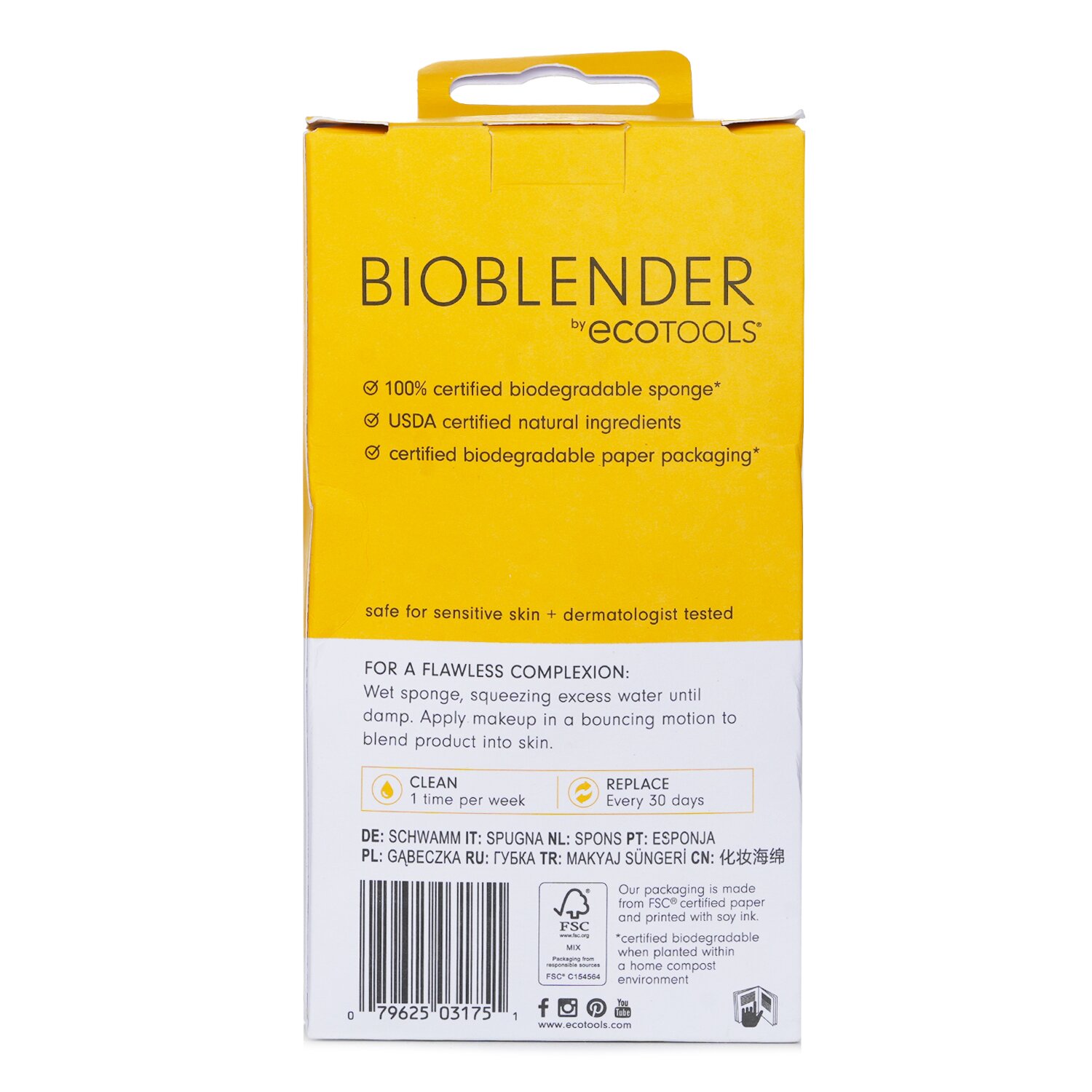 EcoTools Bioblender Make Up Sponge pcs