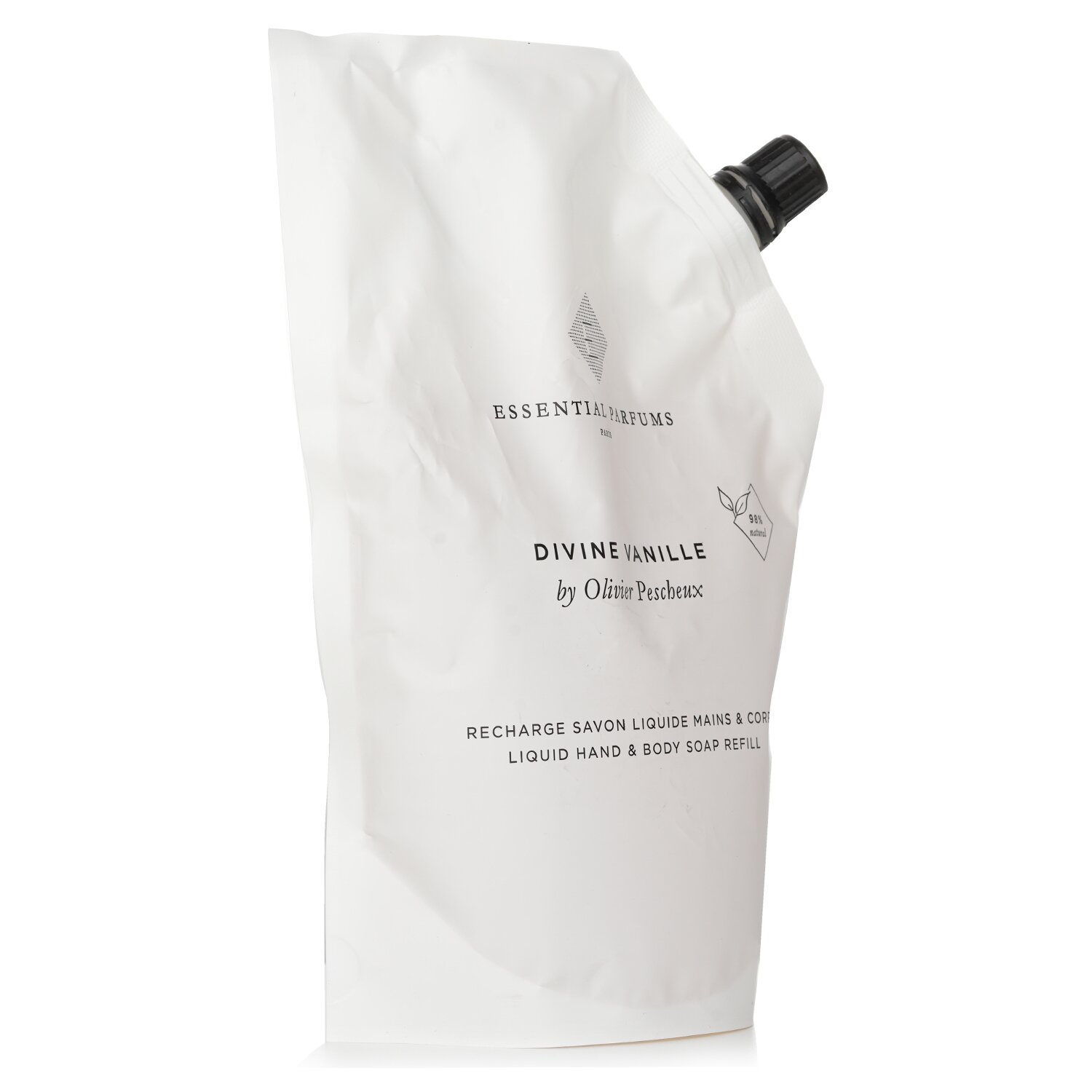 Essential Parfums Divine Vanille by Olivier Pescheux Liquid Hand & Body Soap Refill 500ml/16.9oz
