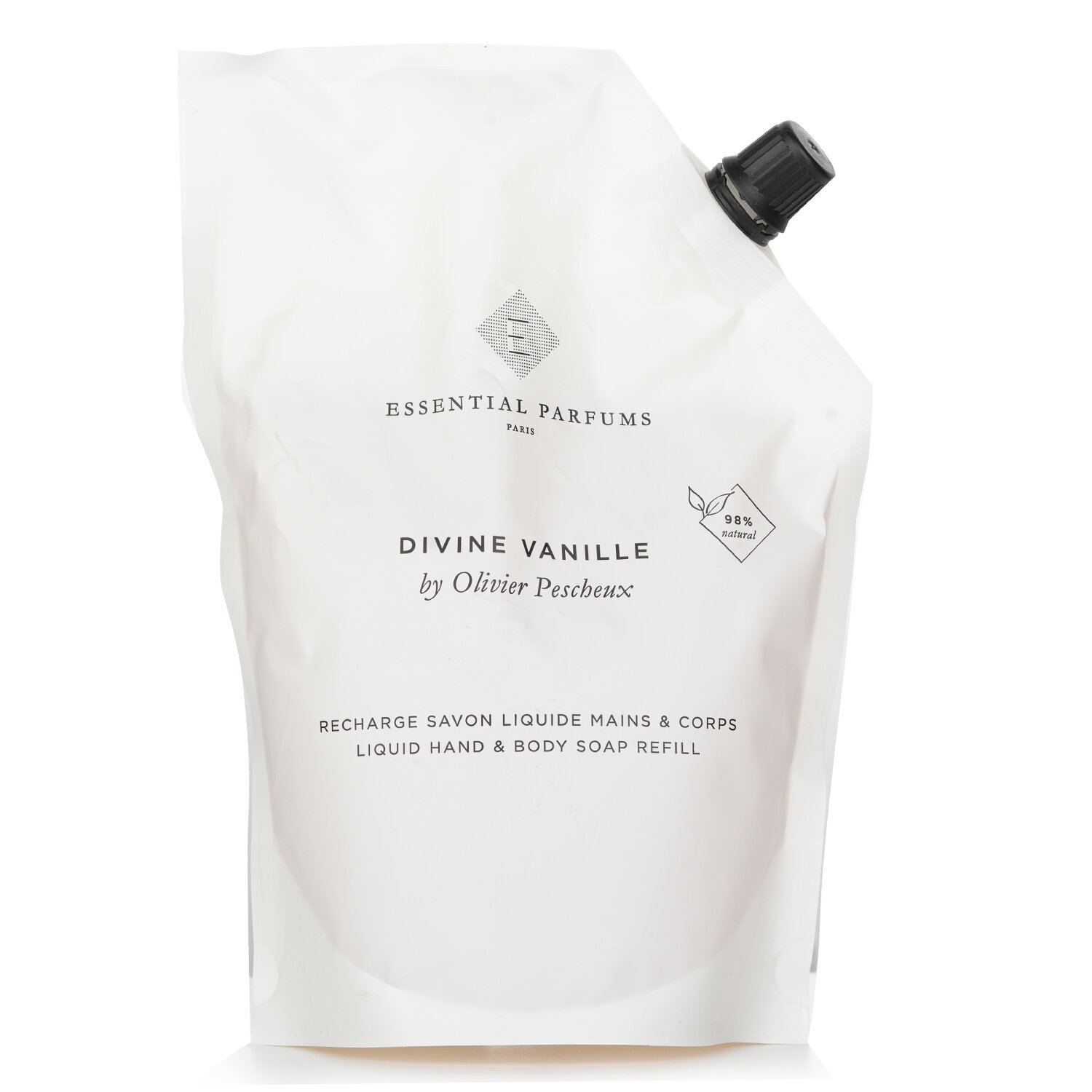 Essential Parfums Divine Vanille by Olivier Pescheux Liquid Hand & Body Soap Refill 500ml/16.9oz