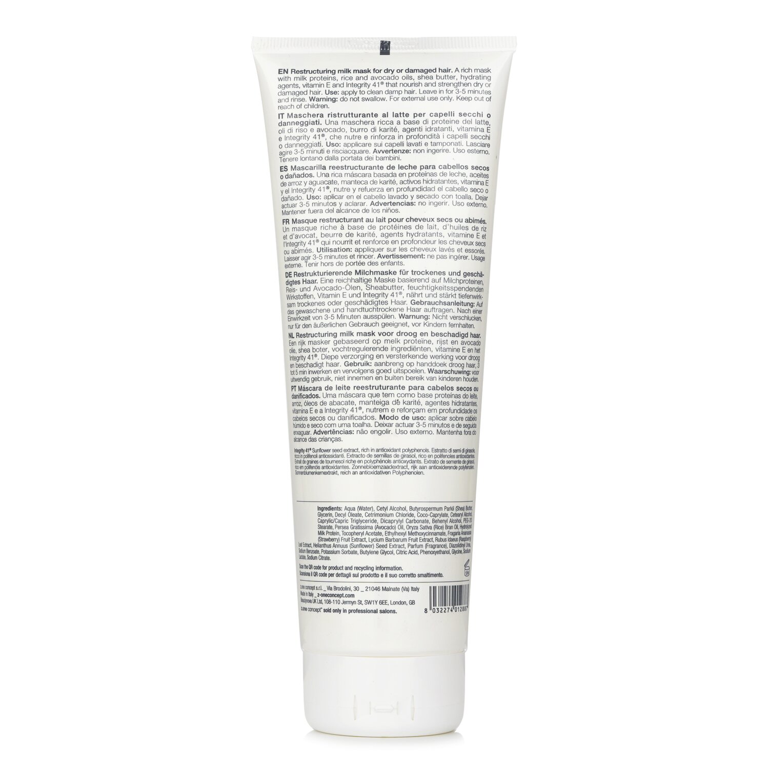milk_shake Natural Care 活性牛奶髮膜 250ml/8.4oz