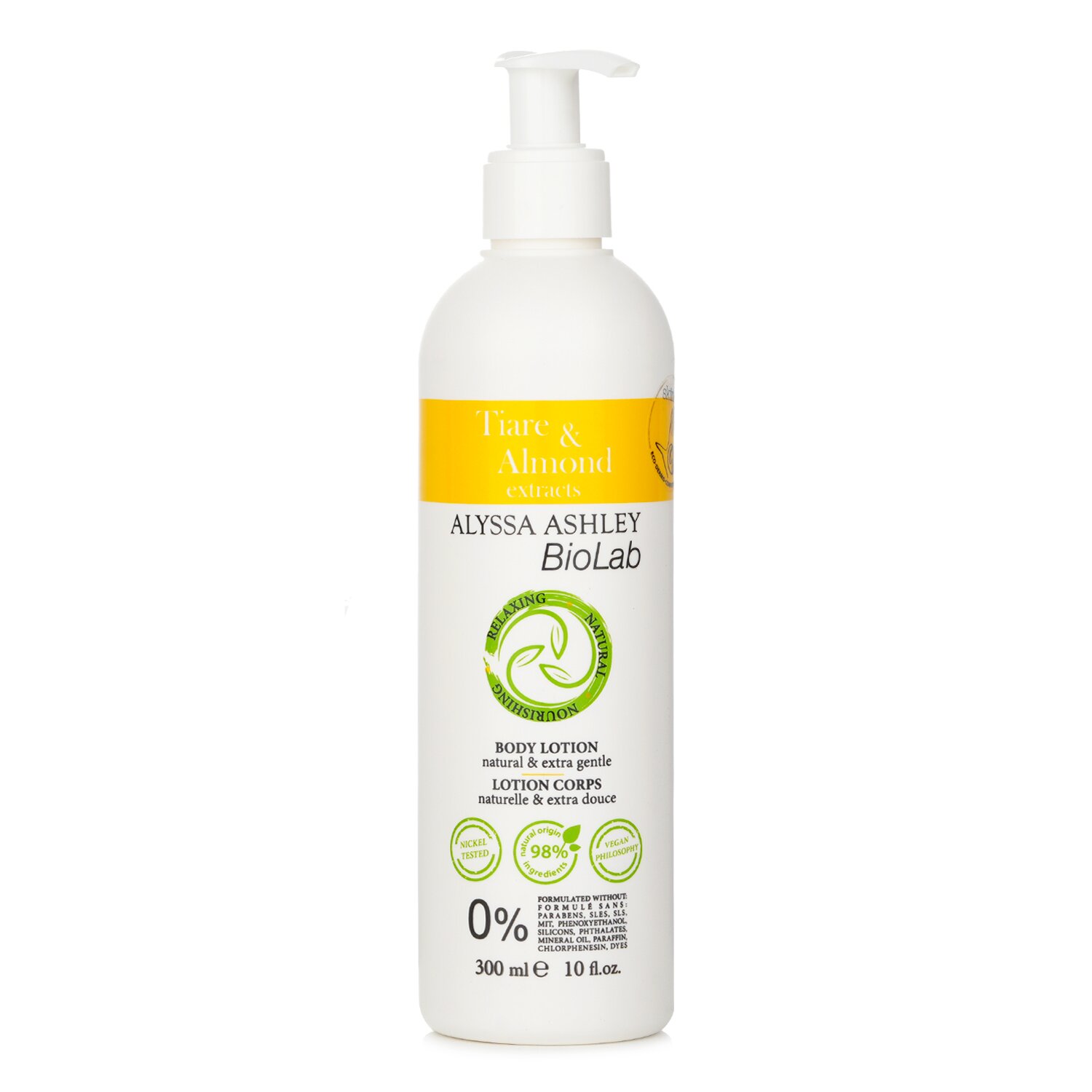 Alyssa Ashley Biolab Tiarè & Almond Body Lotion 300ml/10oz