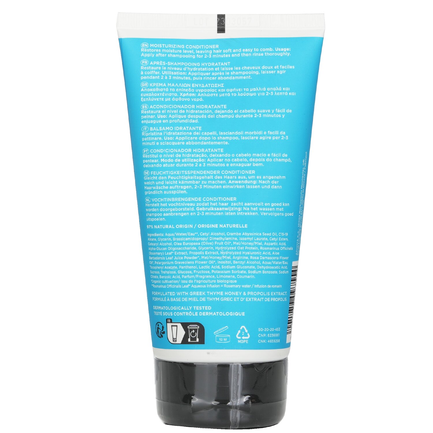 Apivita Hydration Moisturizing Conditioner For All Hair 150ml/5.07oz