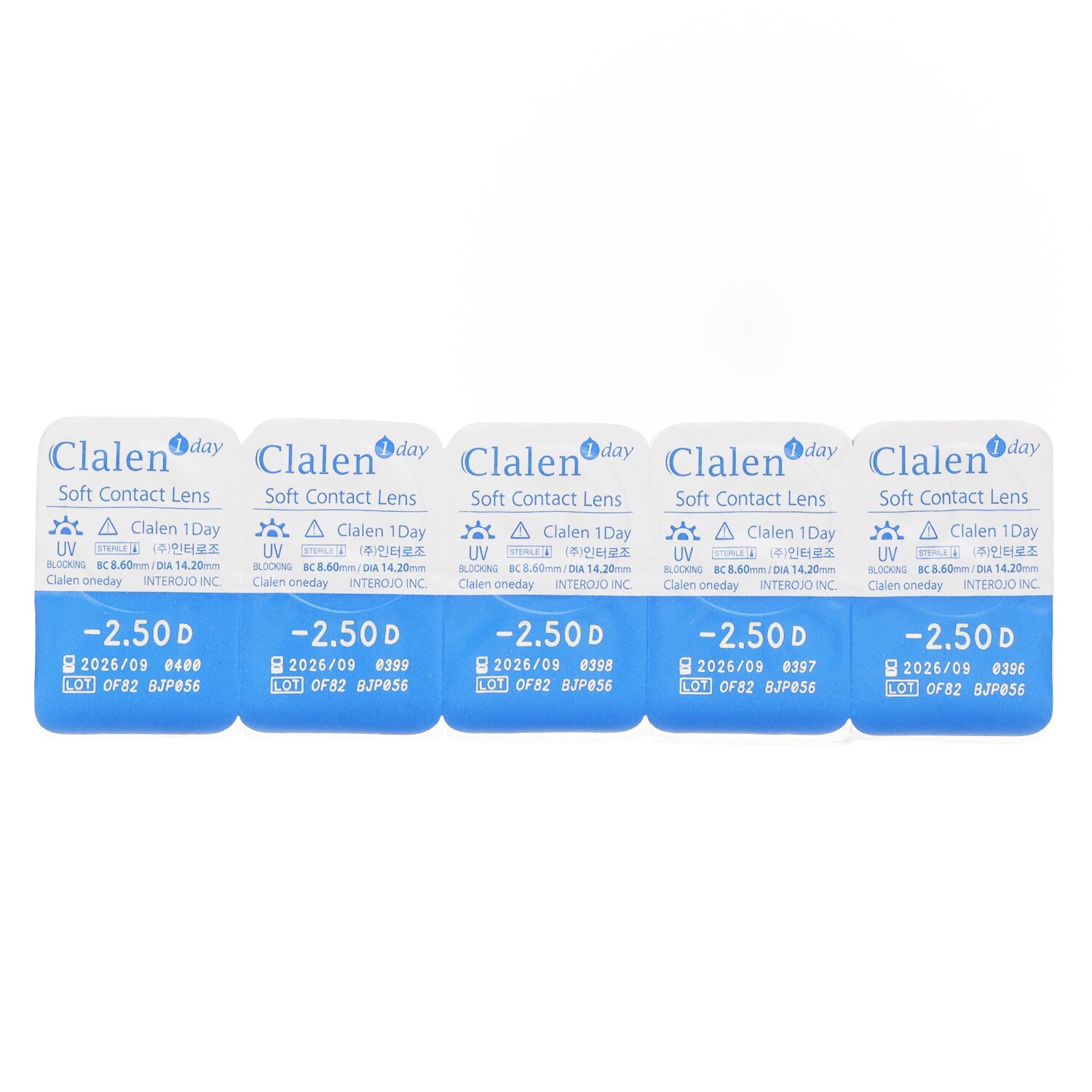 Clalen Soft 日拋隱形眼鏡 5cps x 1 strip