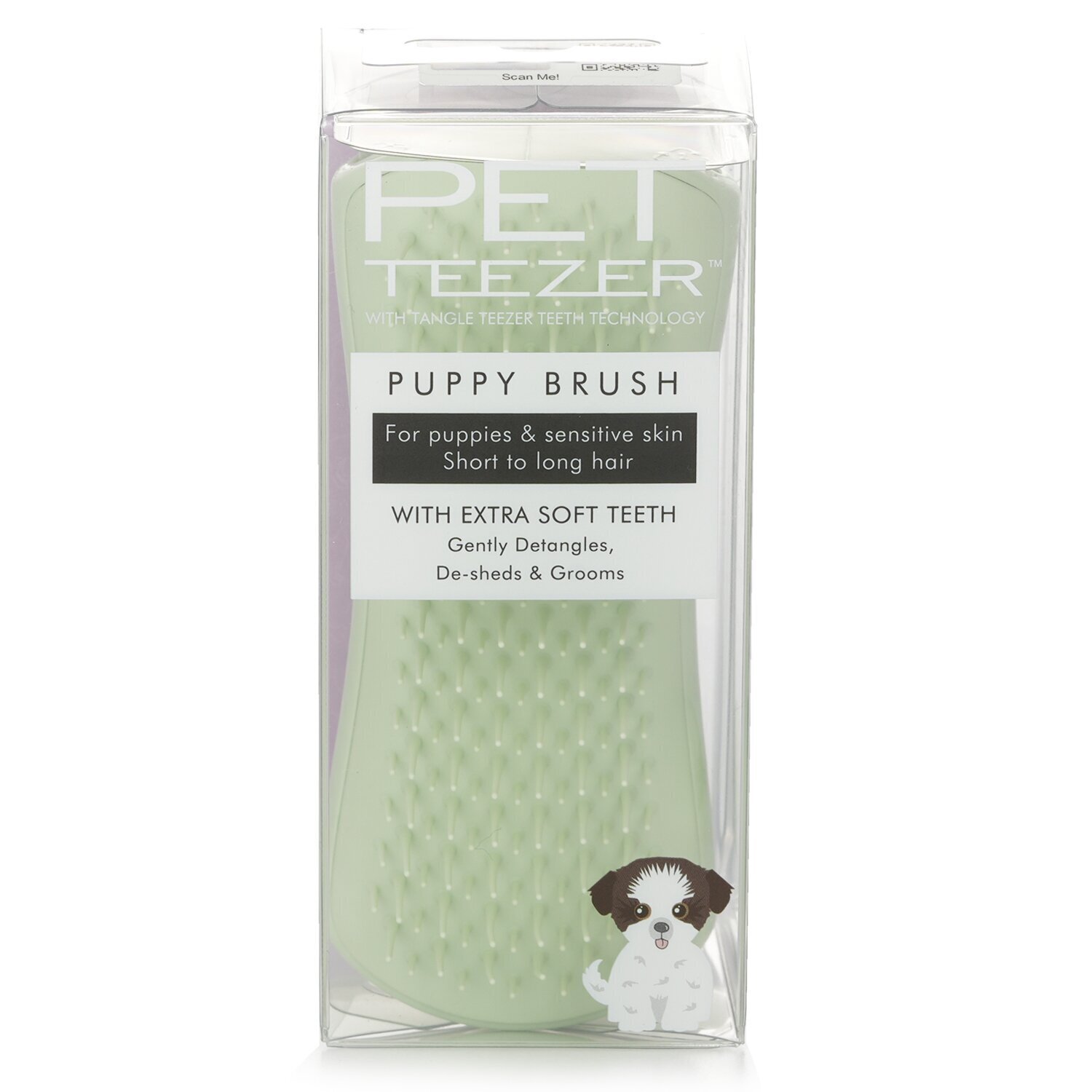 Tangle Teezer Puppy Brush (For Puppies & Sensitive Skin, Short To Long Hair) 1pcs