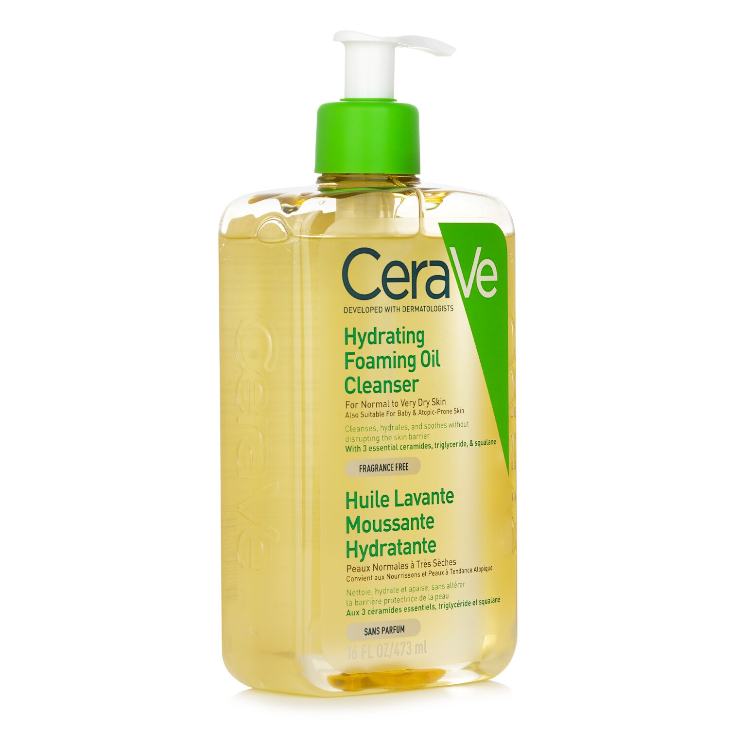 CeraVe Hydrating Foaming Oil Cleanser 473ml/16oz
