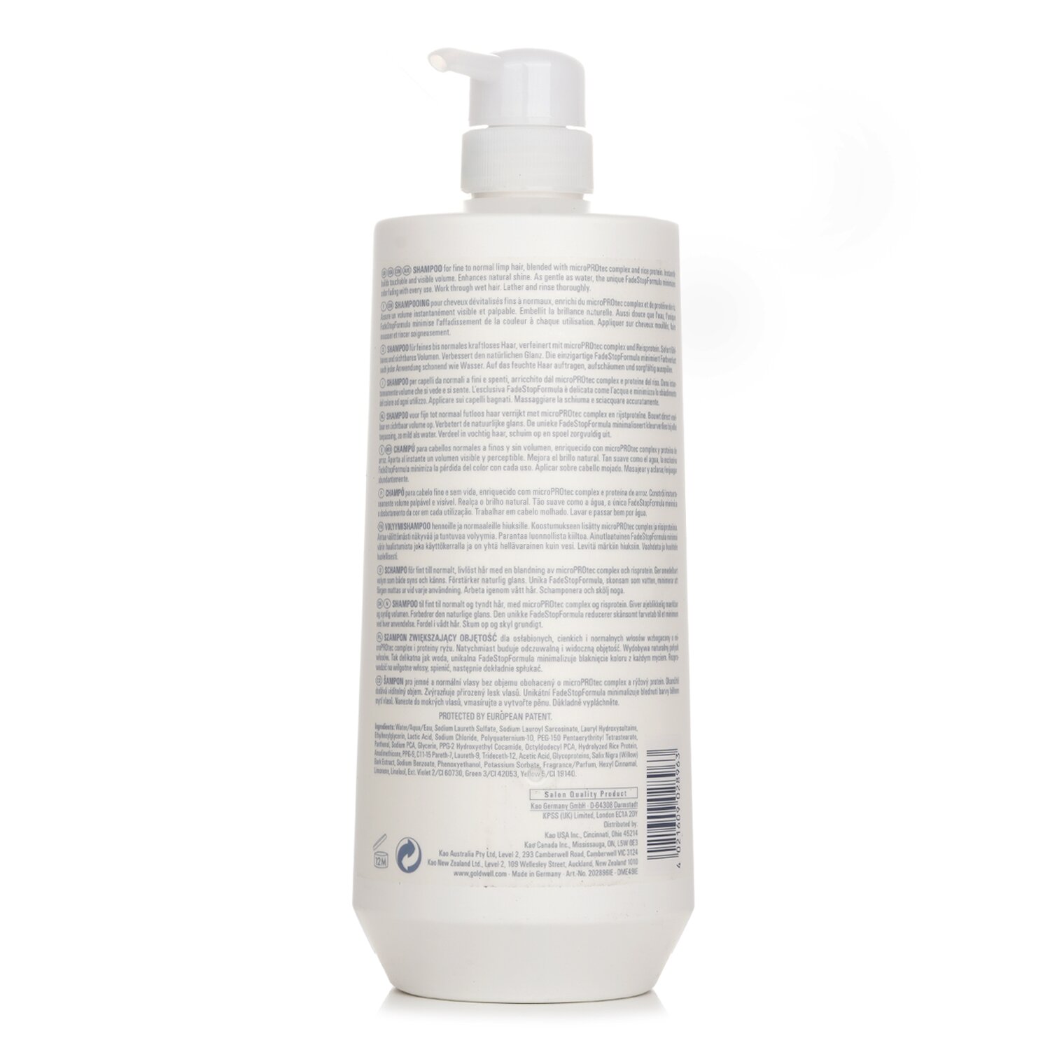 Goldwell Dualsenses Ultra Volume Bodifying Shampoo 1000ml/33.8oz