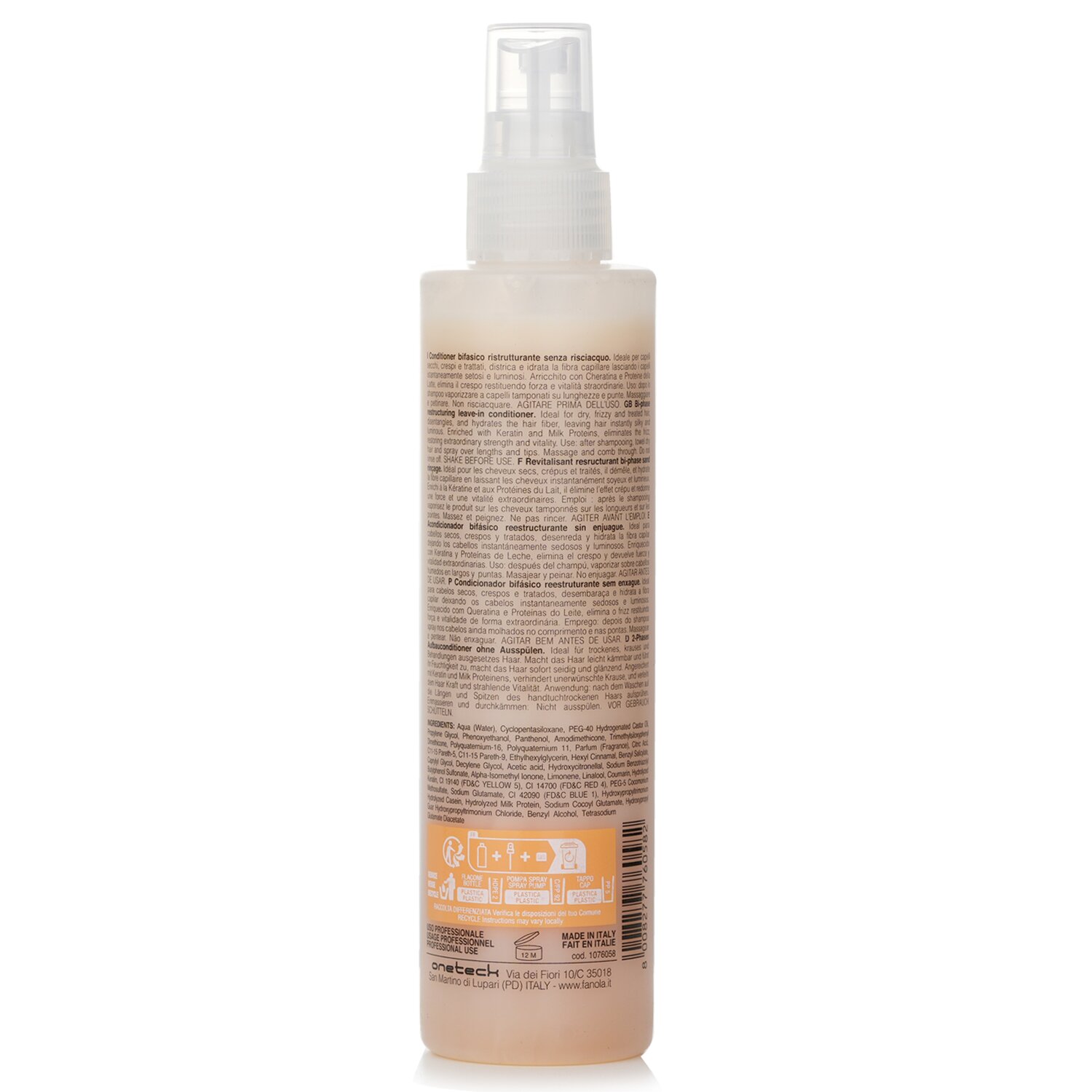 Fanola Bi-Phase Restructuring Leave-In Conditioner 200ml/6.76oz