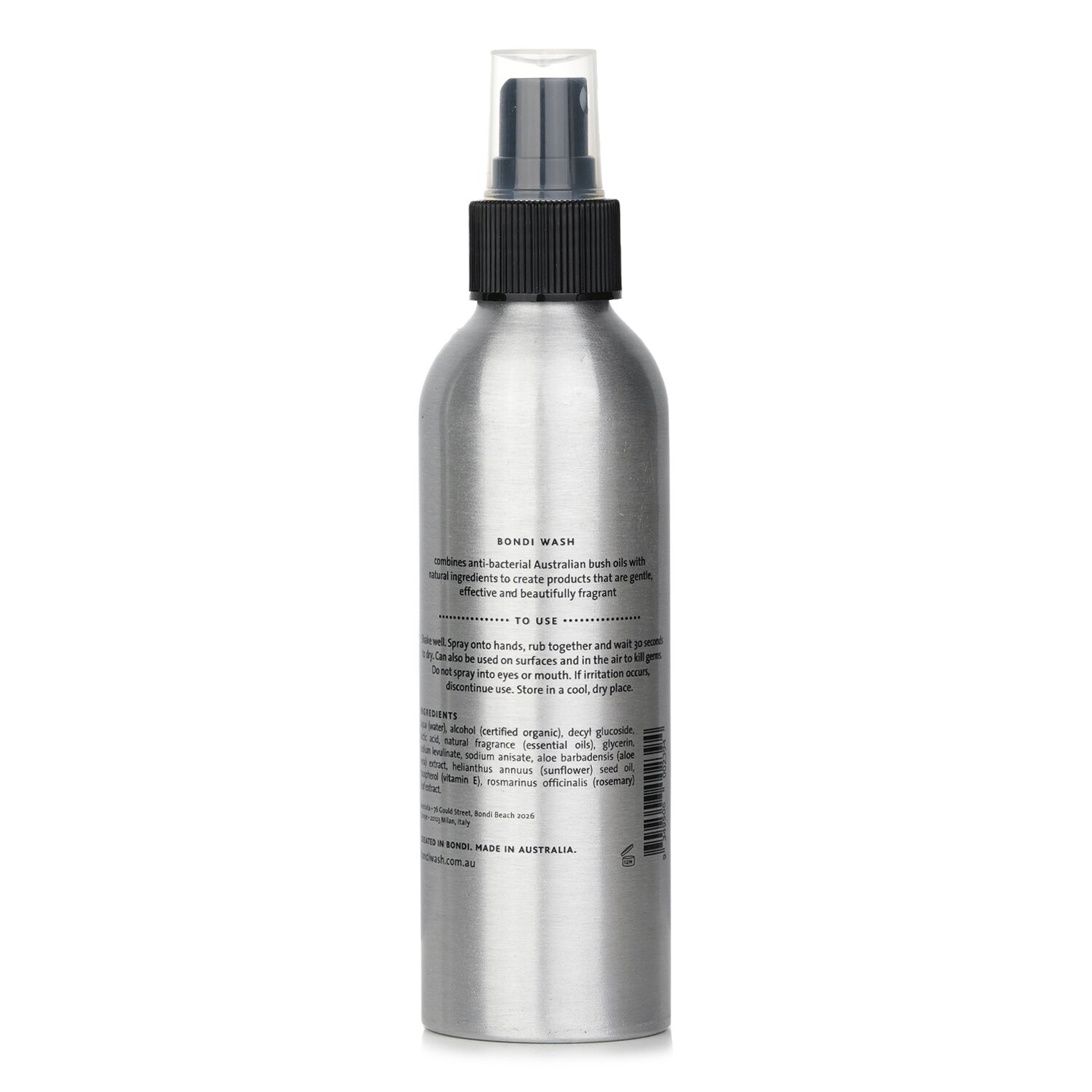 BONDI WASH Hand Spray (Tasmanian Pepper & Lavender) 150ml/5.1oz